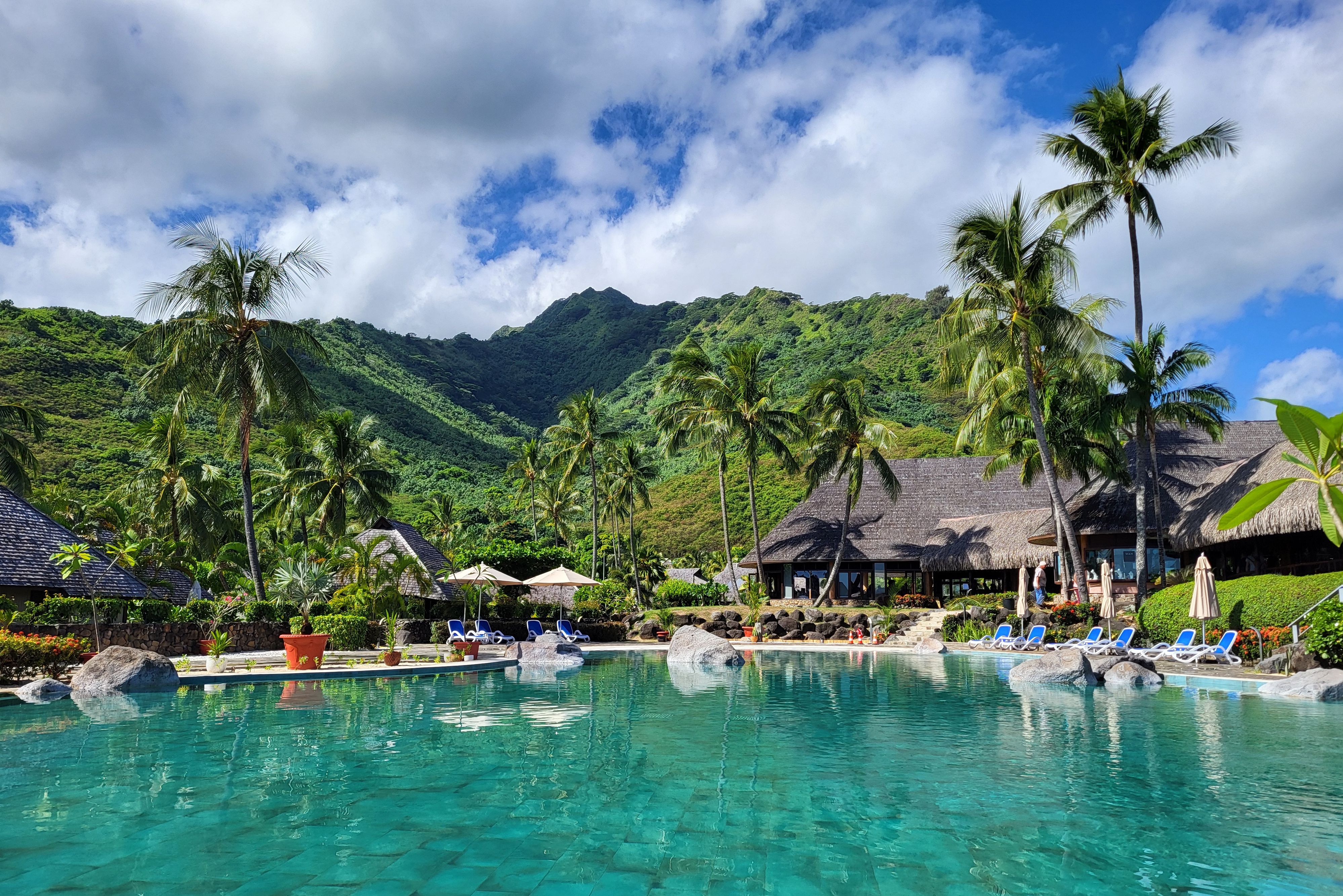 Frans-Polynesie Hilton Moorea Lagoon Resort Spa Zwembad