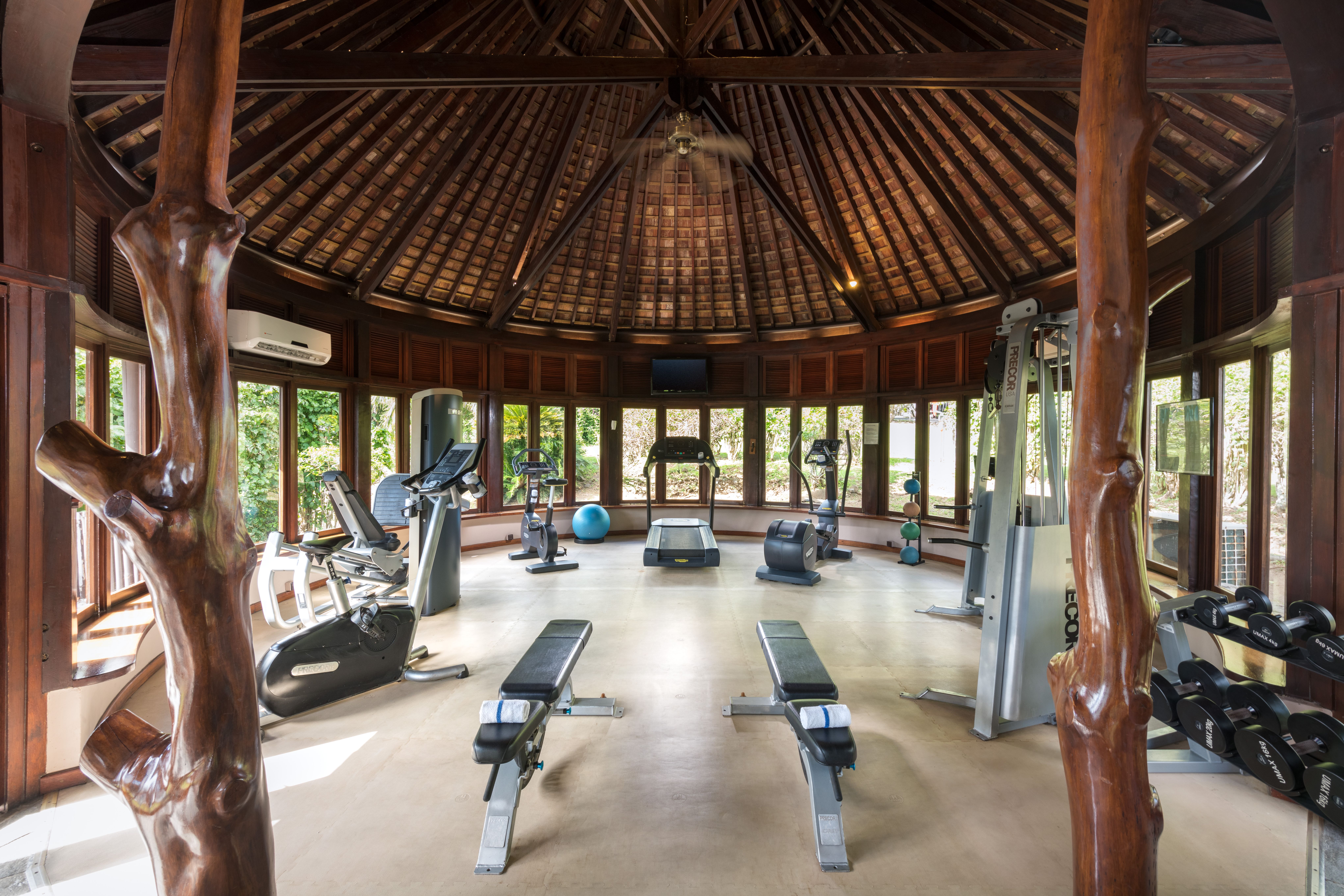 Frans-Polynesie Hilton Moorea Lagoon Resort Spa Fitness