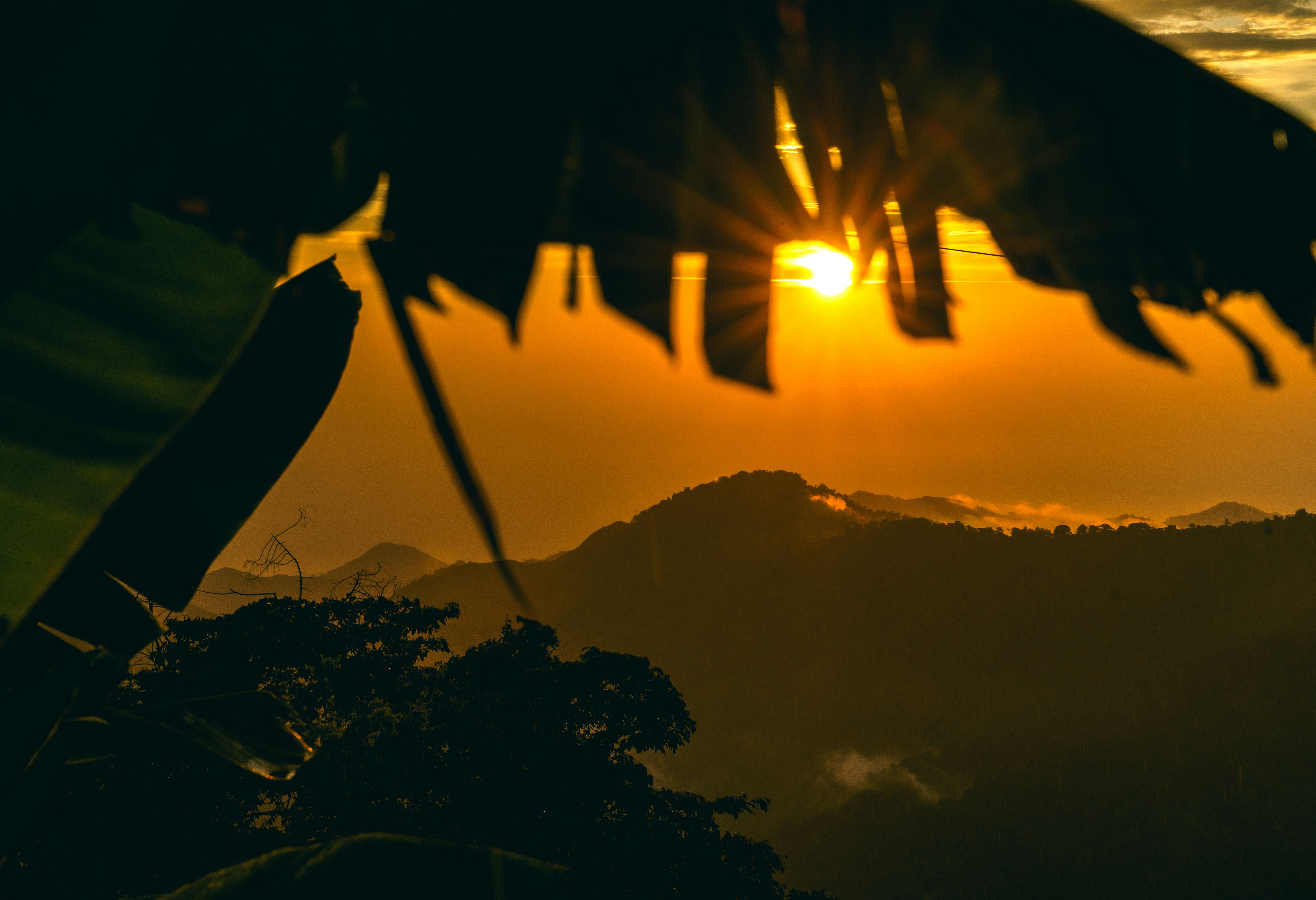 Colombia Minca Zonsondergang
