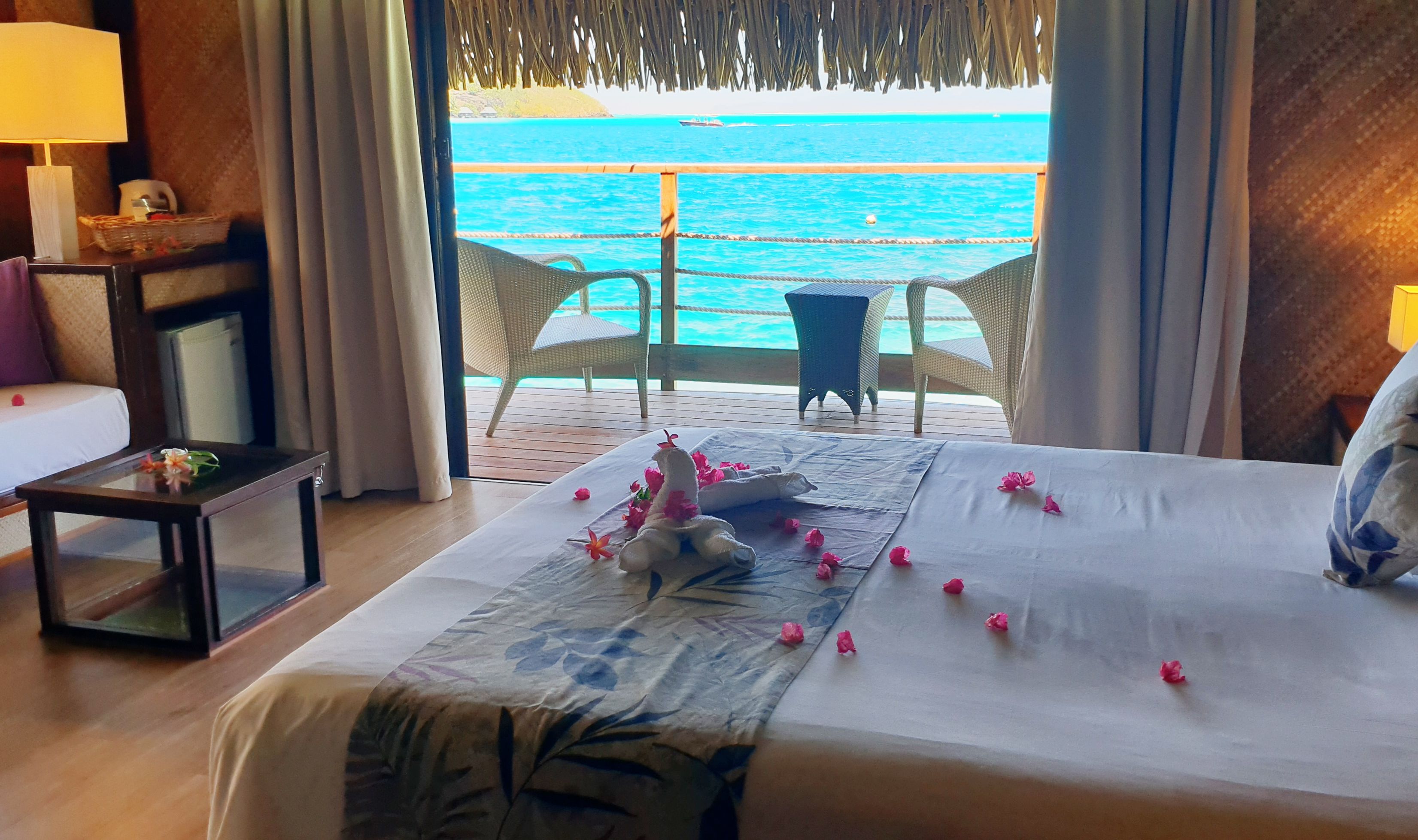 Overwater Bungalow in Maitai Polynesia op Bora Bora