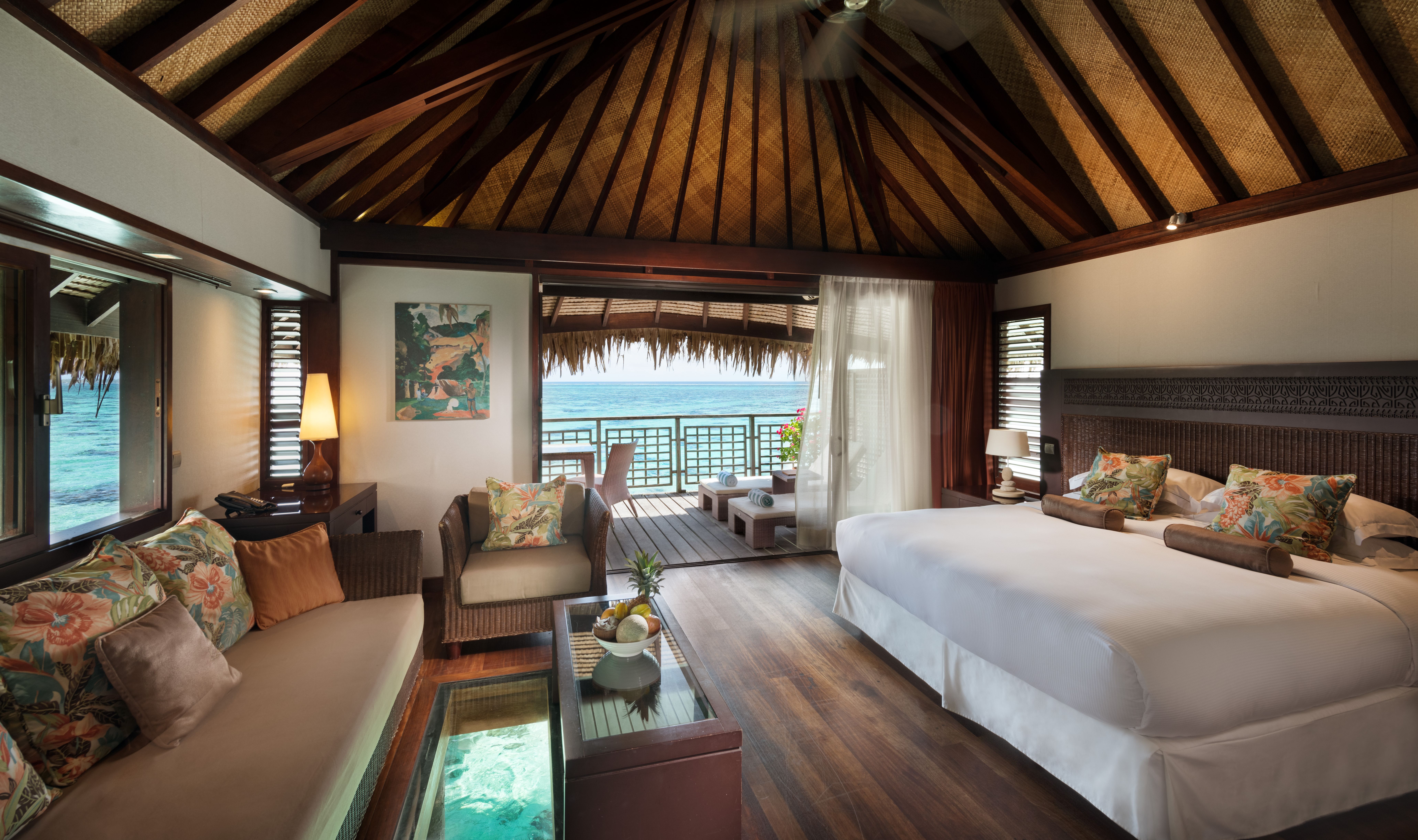 Frans-Polynesie Hilton Moorea Lagoon Resort Overwater Bungalow