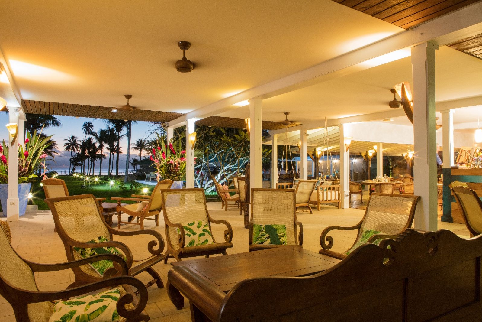 Frans- Polynesie Raiatea Lodge Hotel Lobby