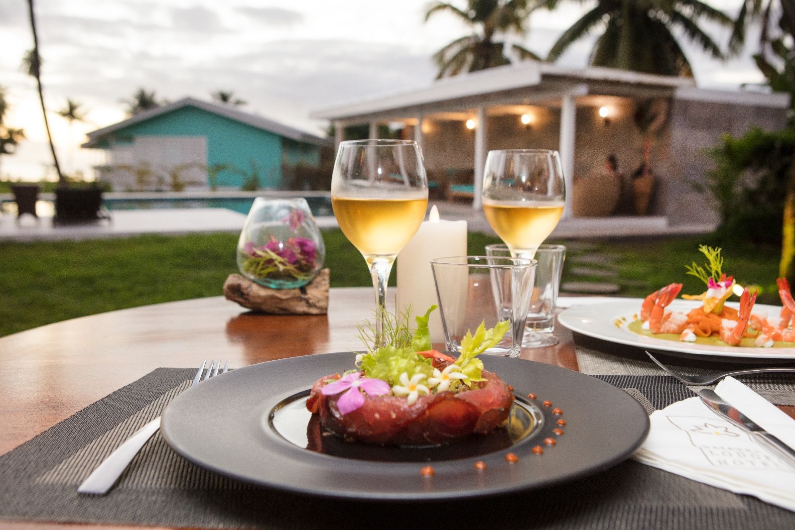 Frans- Polynesie Raiatea Lodge Hotel Dineren