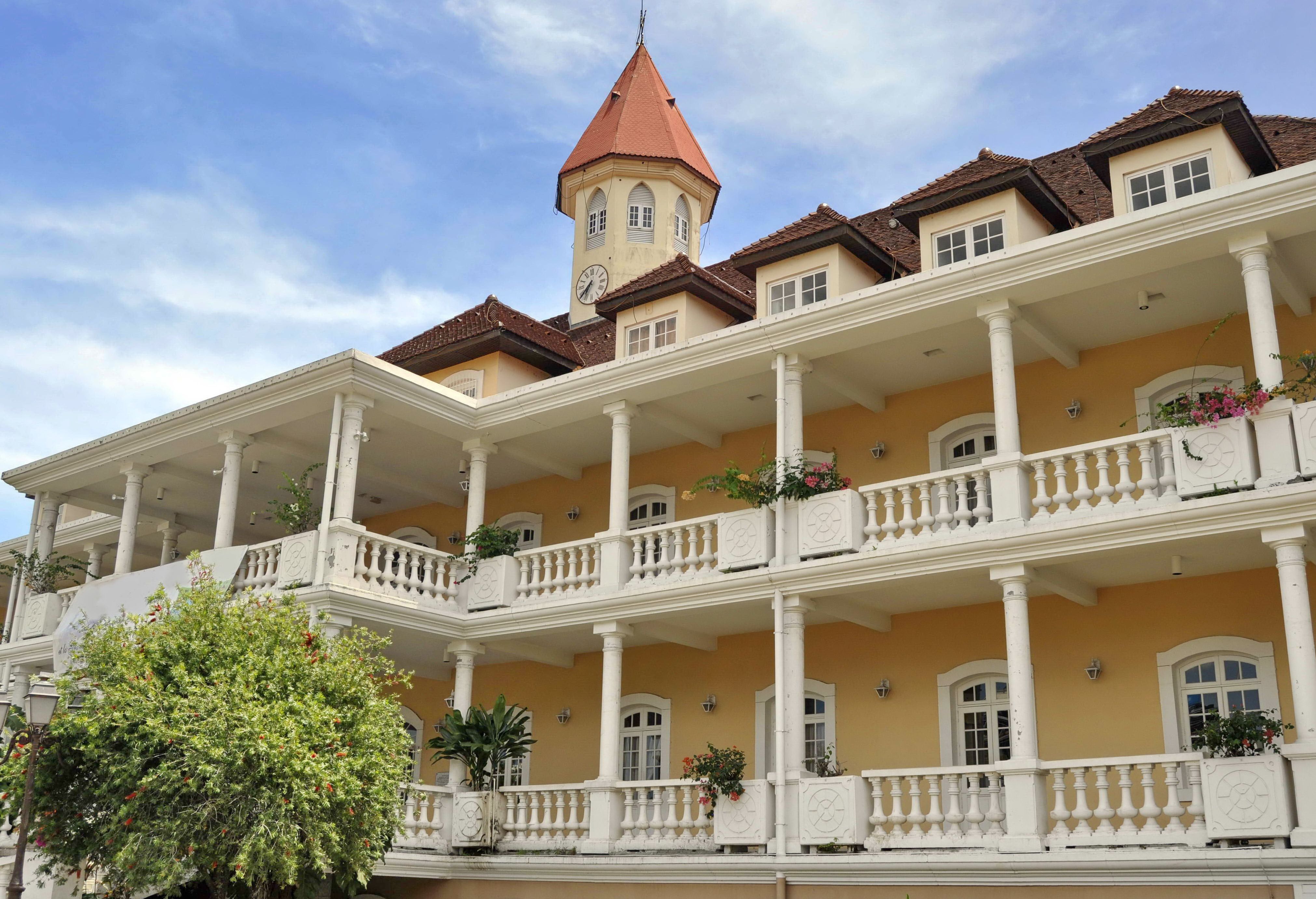 Stadhuis in het centrum van Papeete op Tahiti in Frans-Polynesie