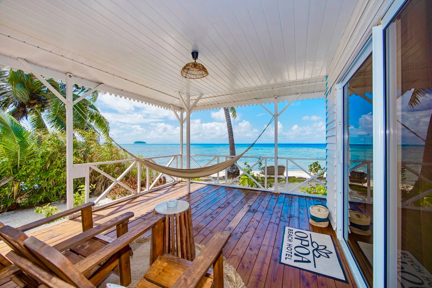 Frans Polynesie Raiatea Opoa Beach Hotel Terras