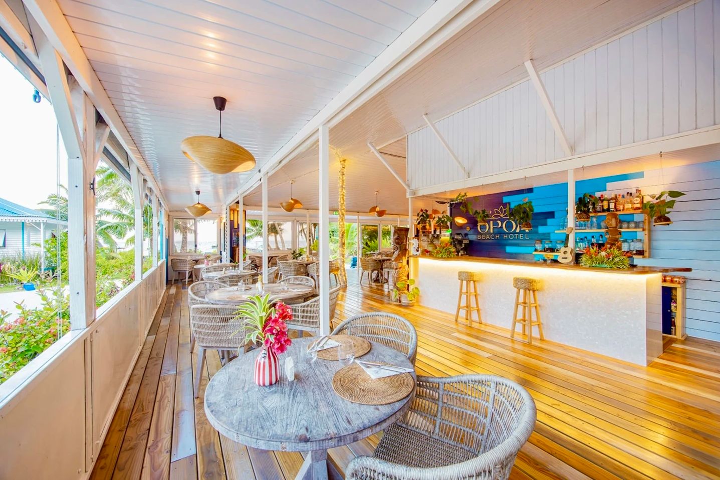 Frans Polynesie Raiatea Opoa Beach Hotel Restaurant