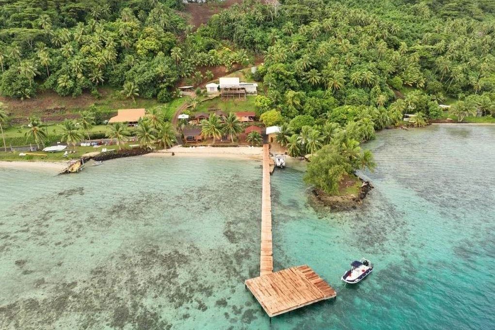 Frans-Polynesie Tahaa Pension Anahata Omgeving