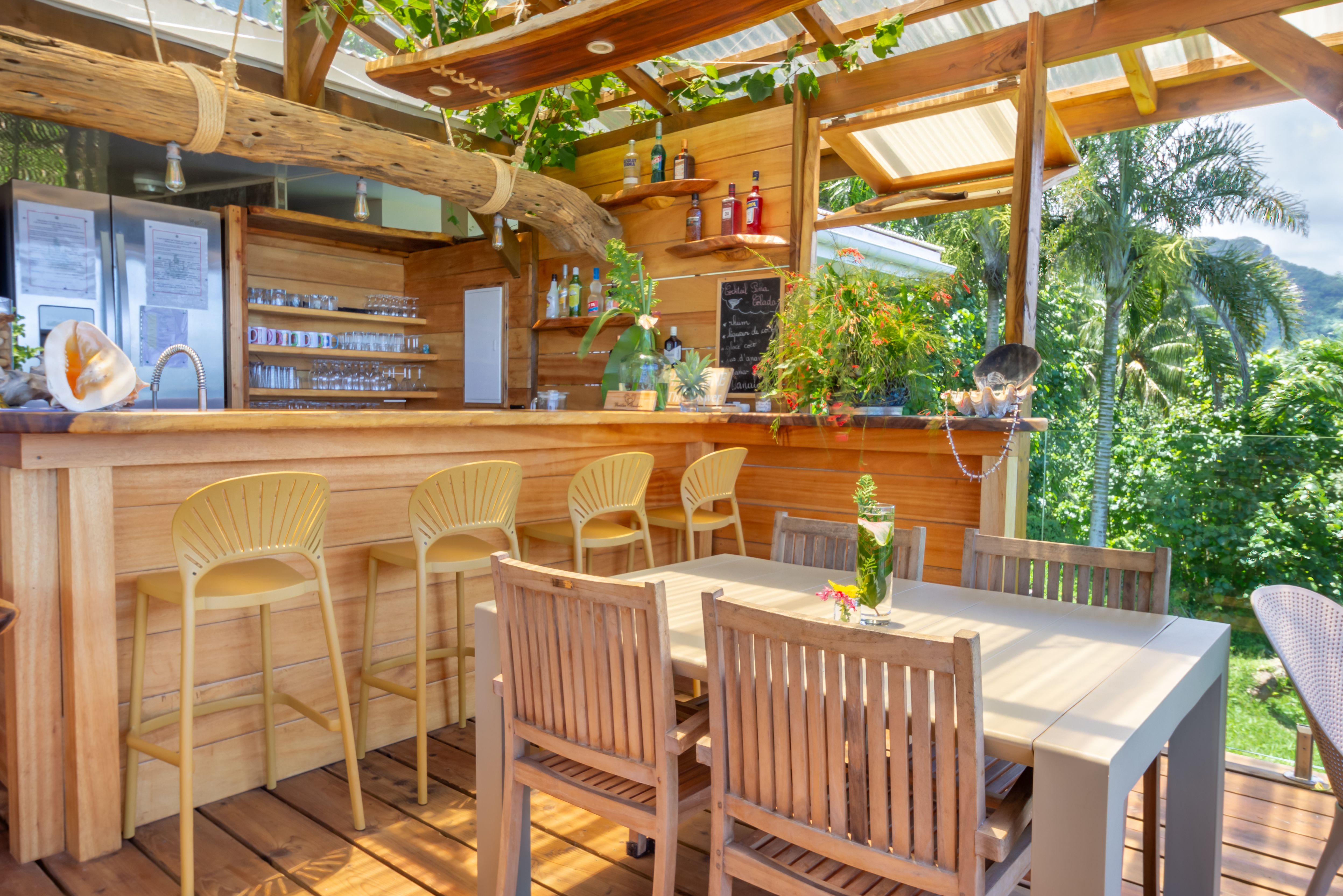 Frans-Polynesie Tahaa Pension Anahata Bar