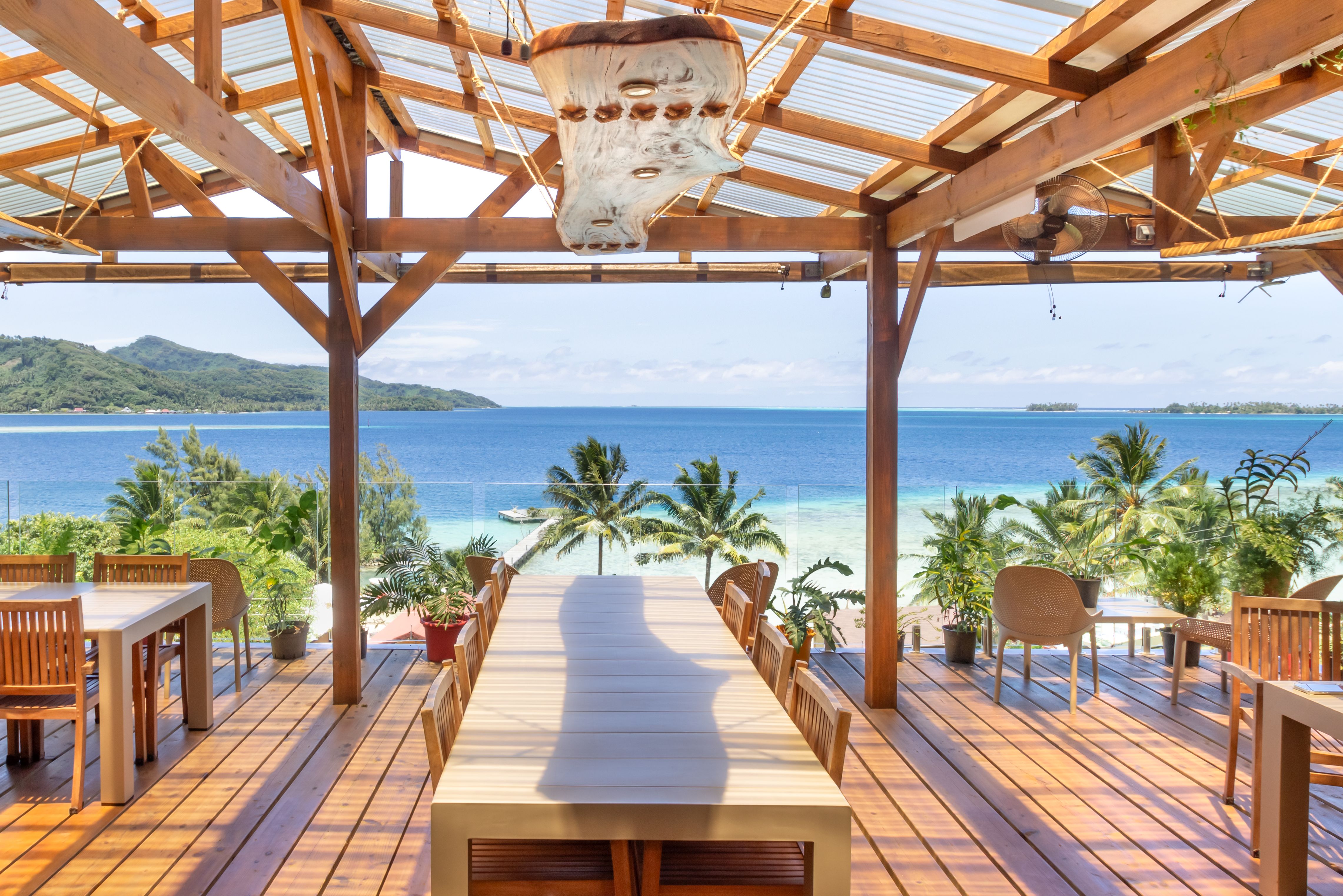 Frans-Polynesie Tahaa Pension Anahata Restaurant