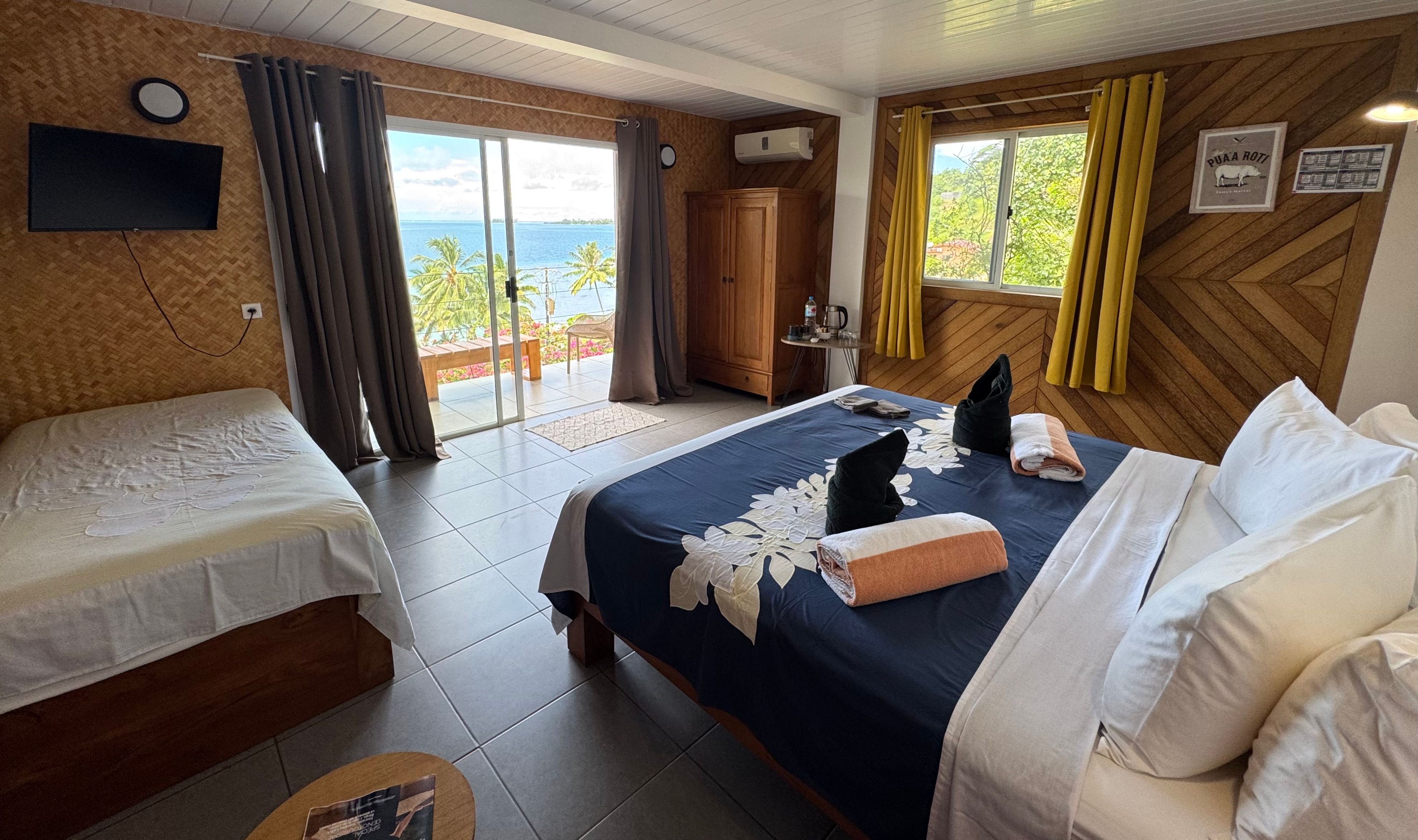 Frans-Polynesie Tahaa Pension Anahata Panoramic Bungalow Vaitoare