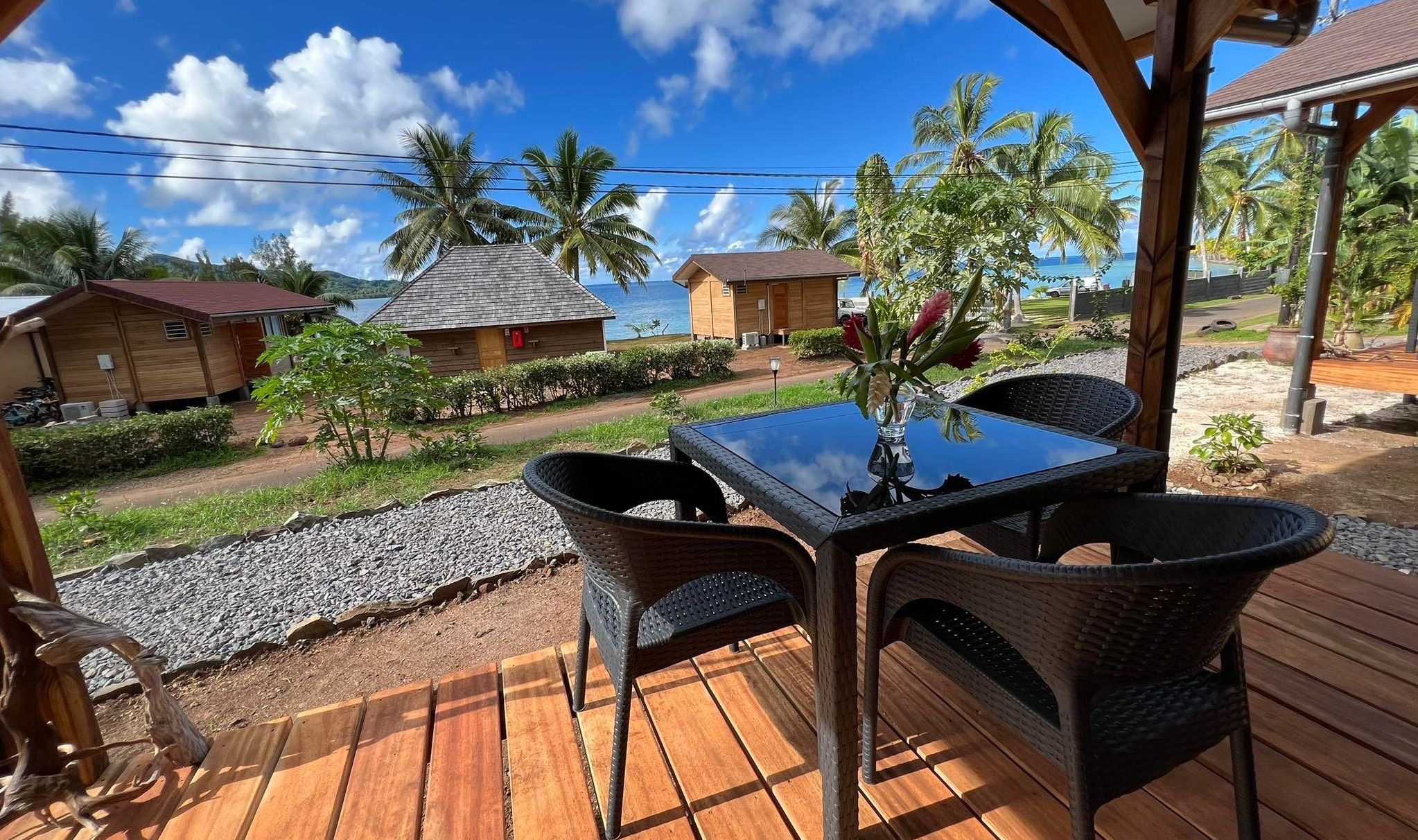 Frans-Polynesie Tahaa Pension Anahata Garden Bungalow Faaaha