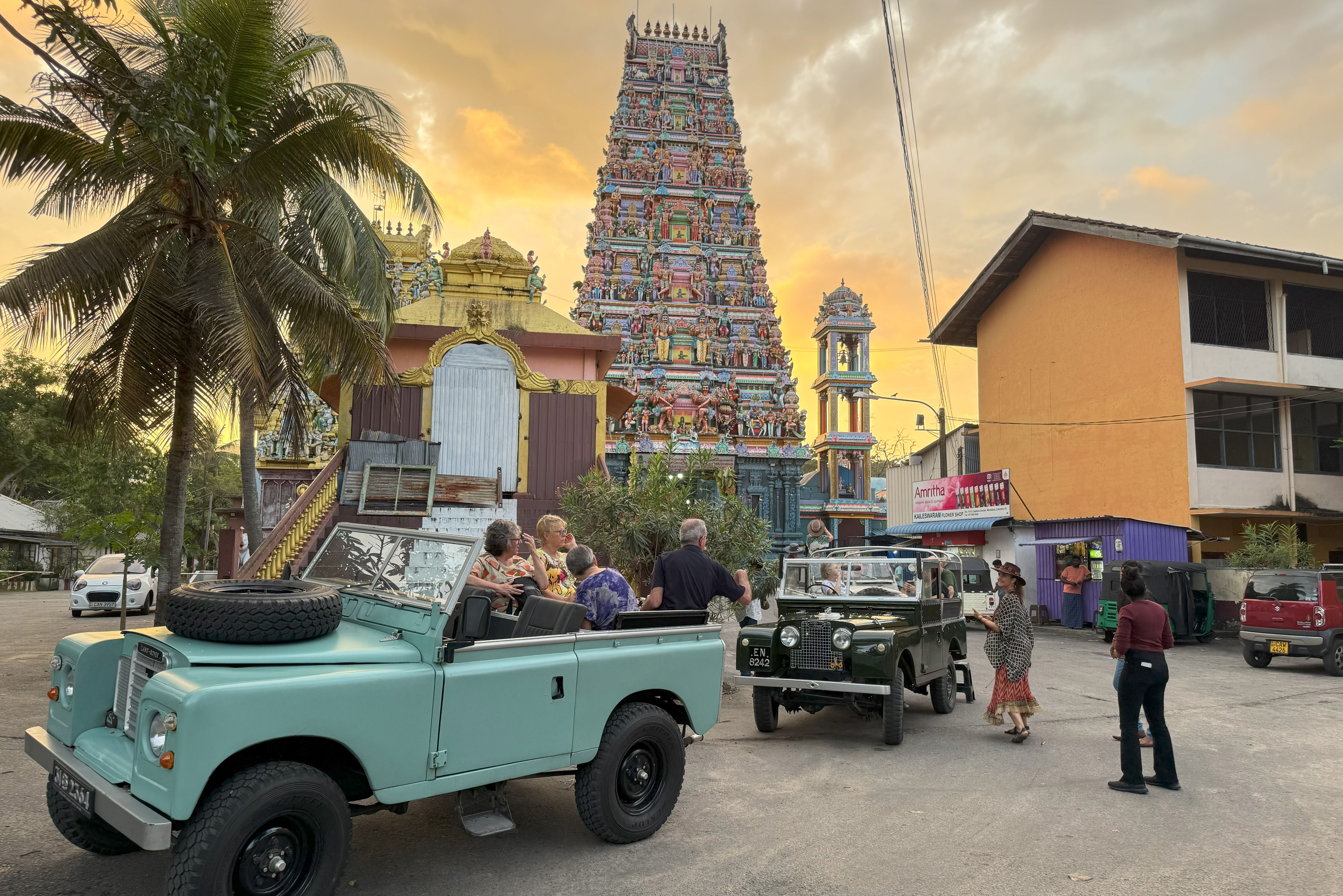 Genieten van het uitzicht tijdens de tour
