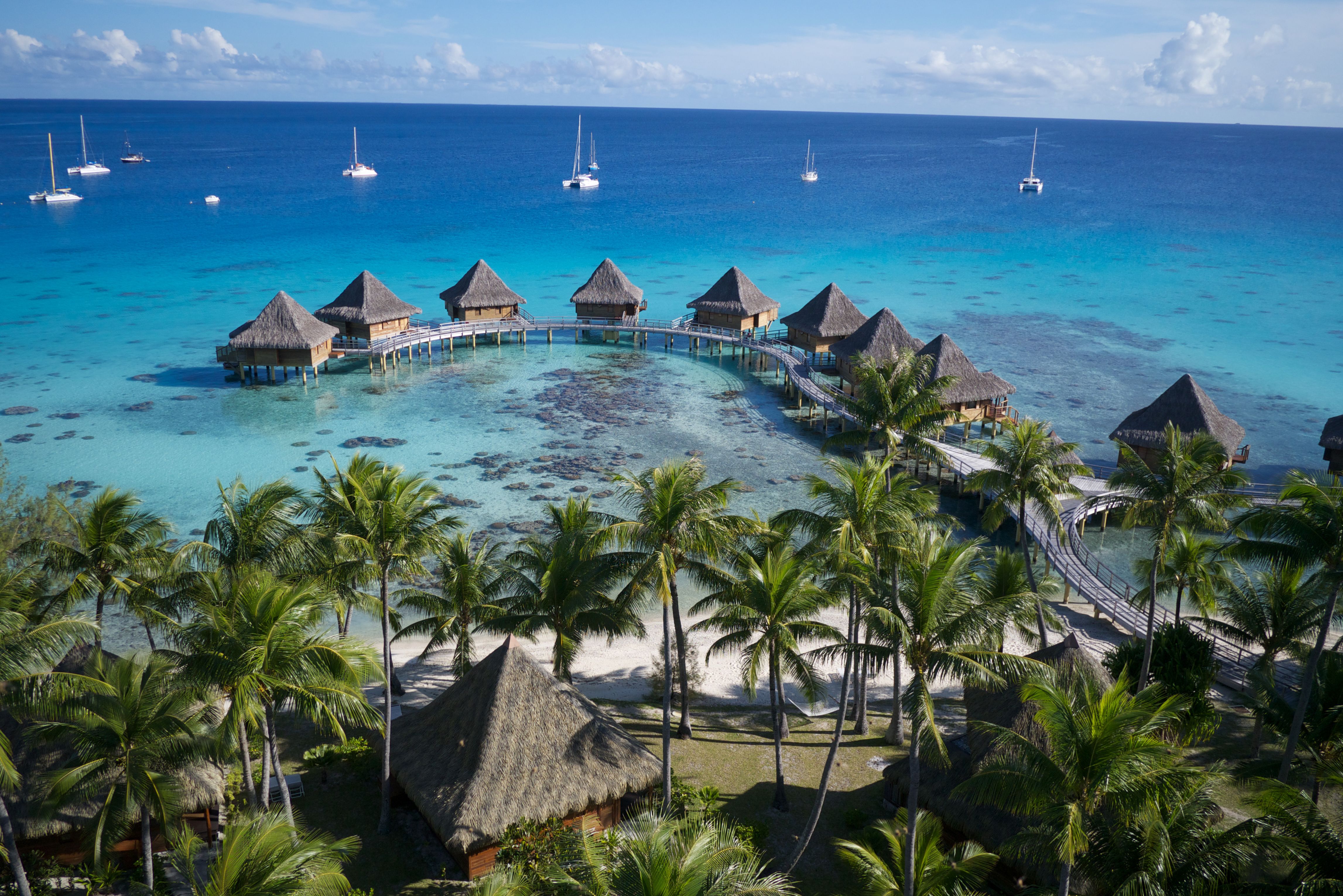 Frans-Polynesie Rangiroa Hotel Kia Ora Resort Omgeving