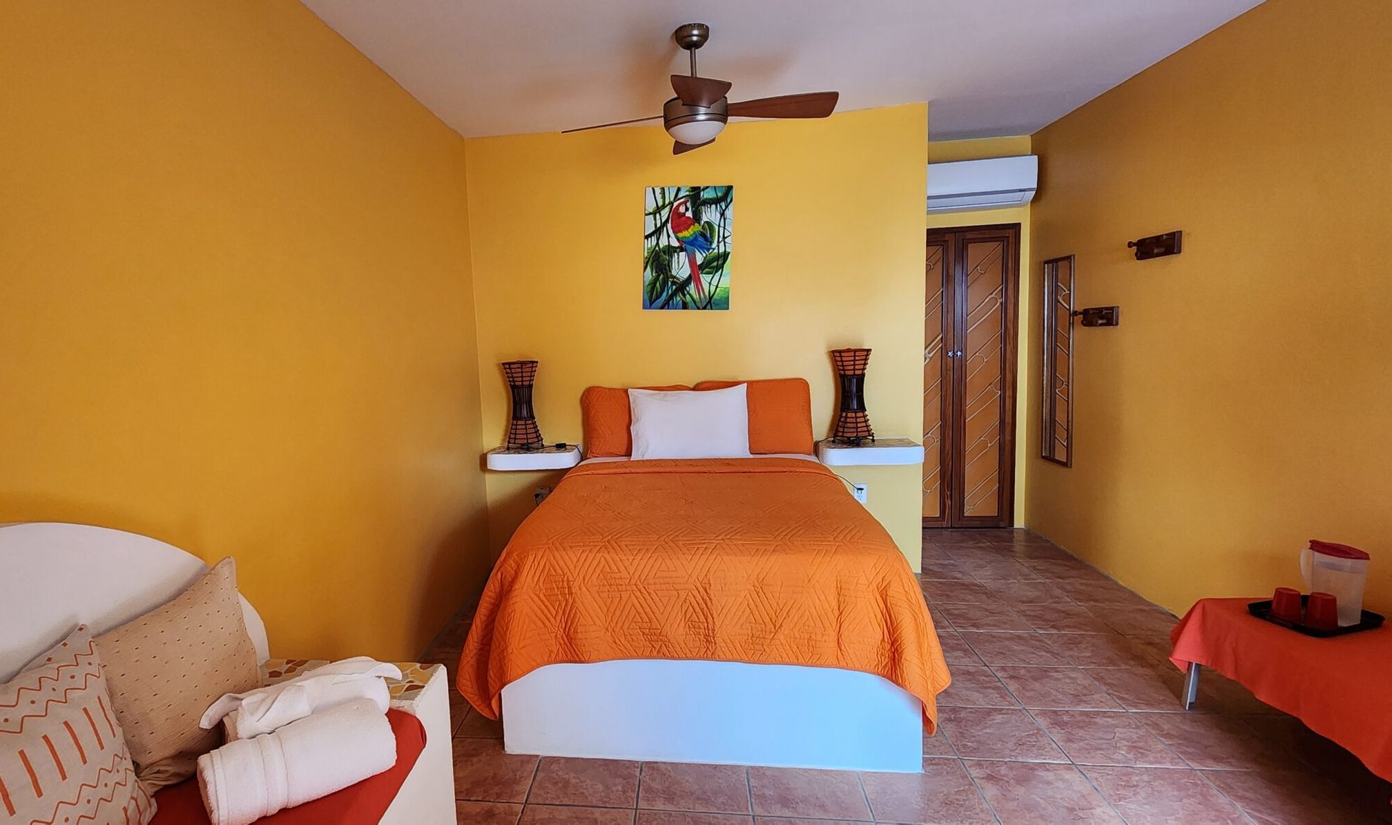 Belize Caye Caulker Seaside Cabanas Standaard Sea View Kamer