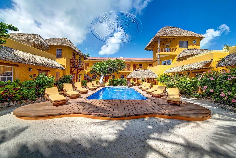 Belize Caye Caulker Seaside Cabanas Zwembad