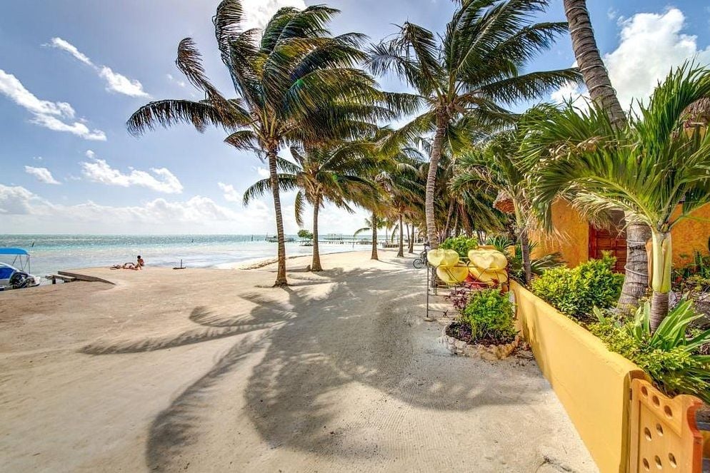 Belize Caye Caulker Seaside Cabanas Strand