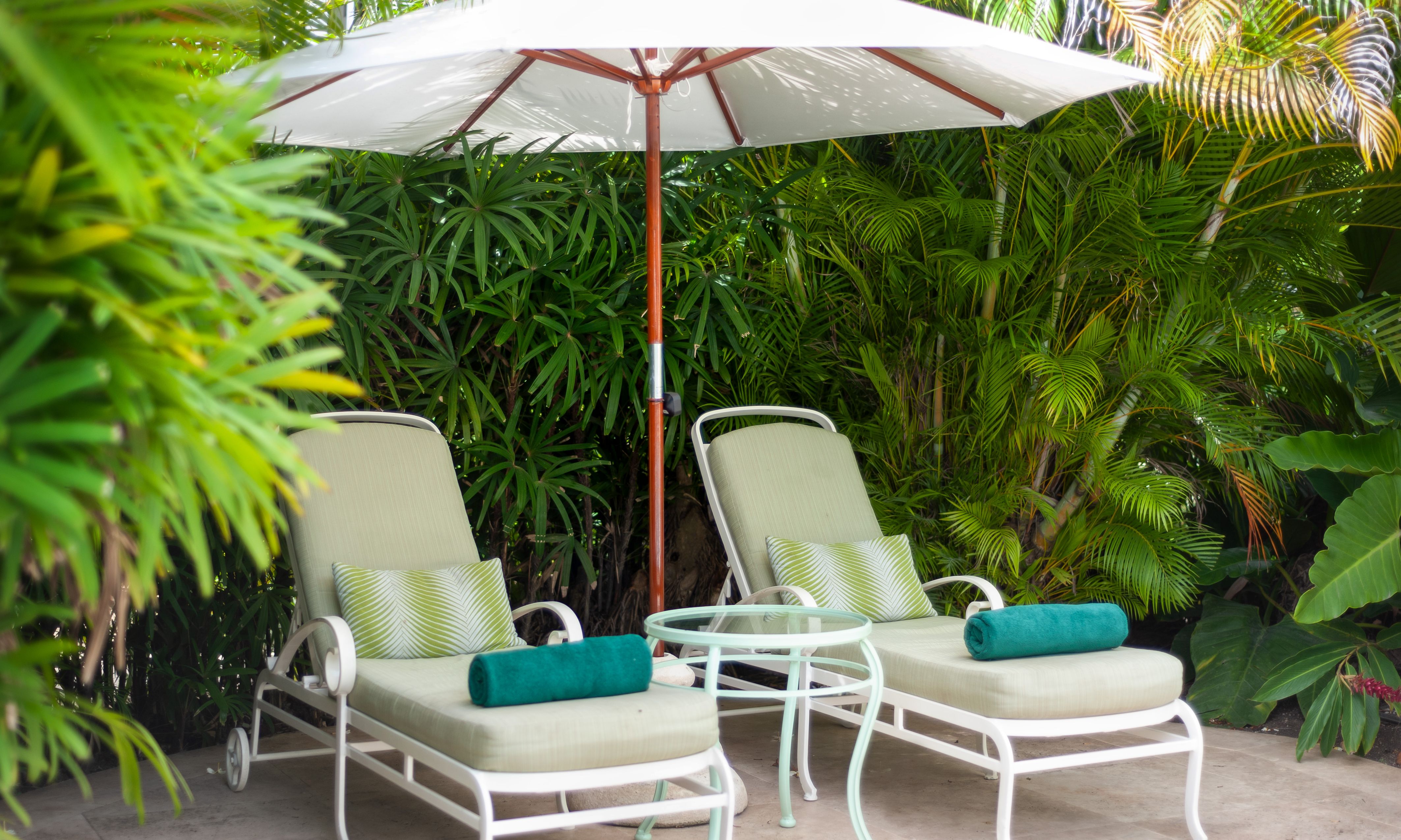 Barbados-St-James-Coral-Reef-Club-Ligbedden-Zwembad