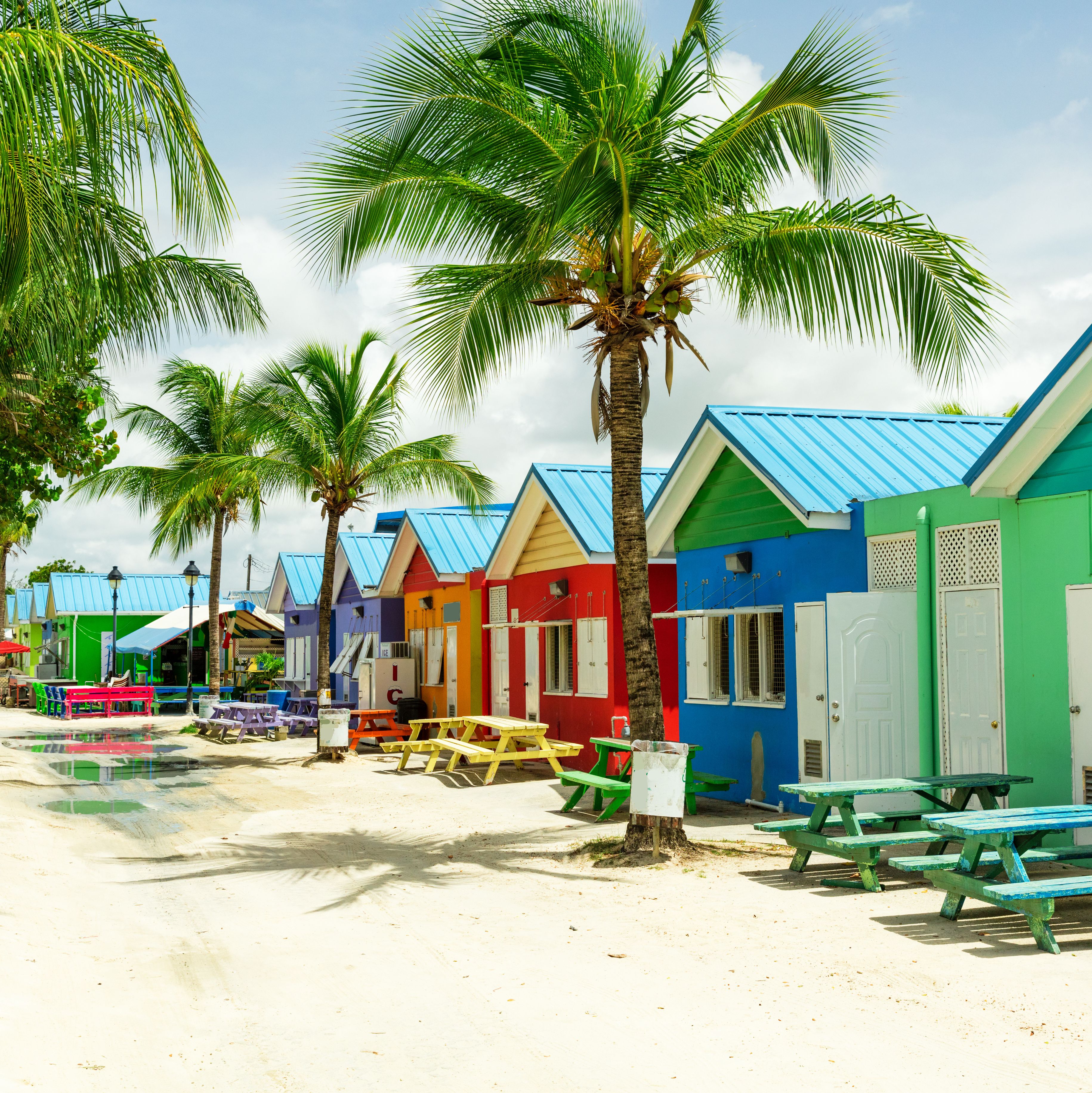 Barbados-Gekleurde-Huizen