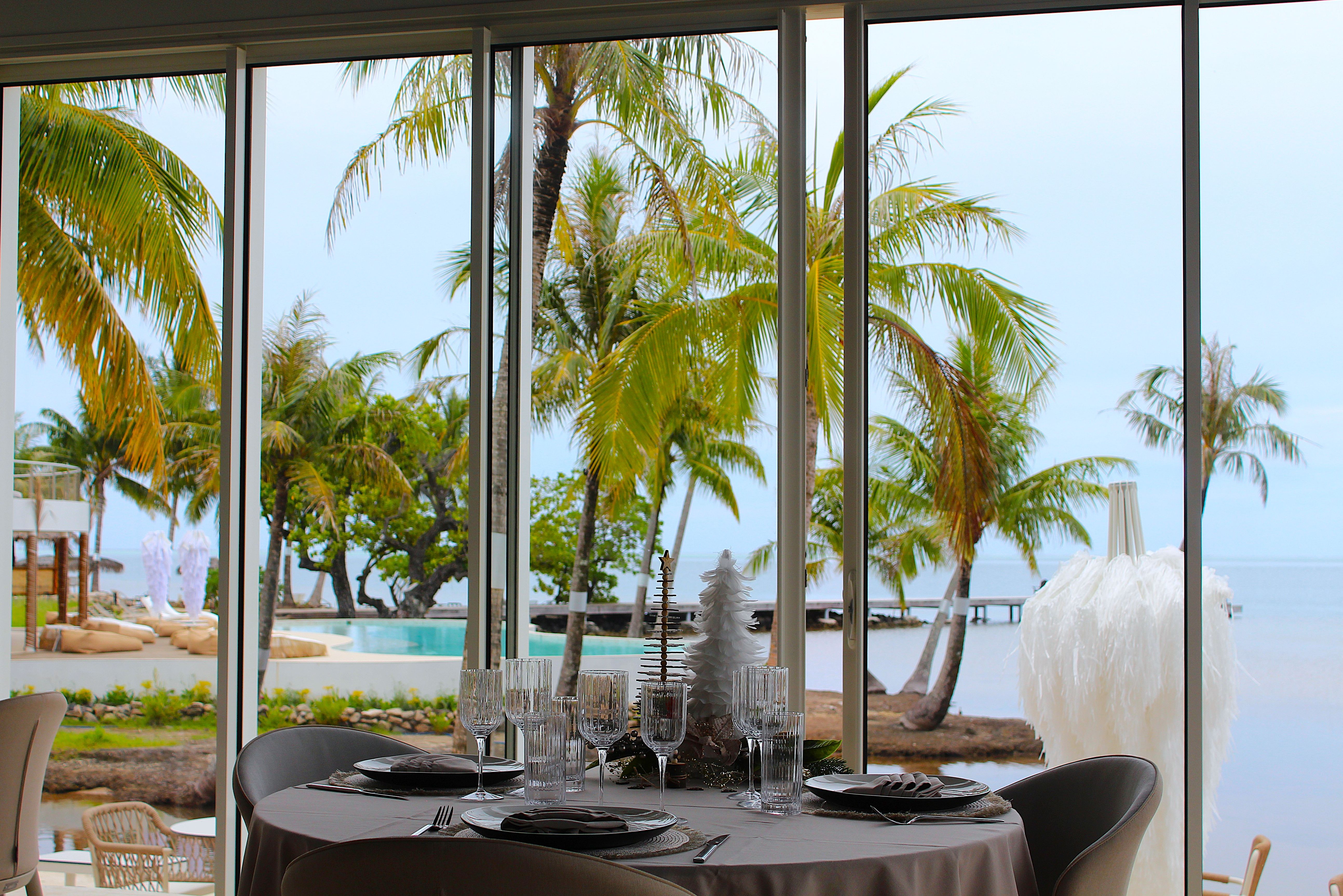 Frans-Polynesie Raiatea Apatoa Beach Garden Village Restaurant