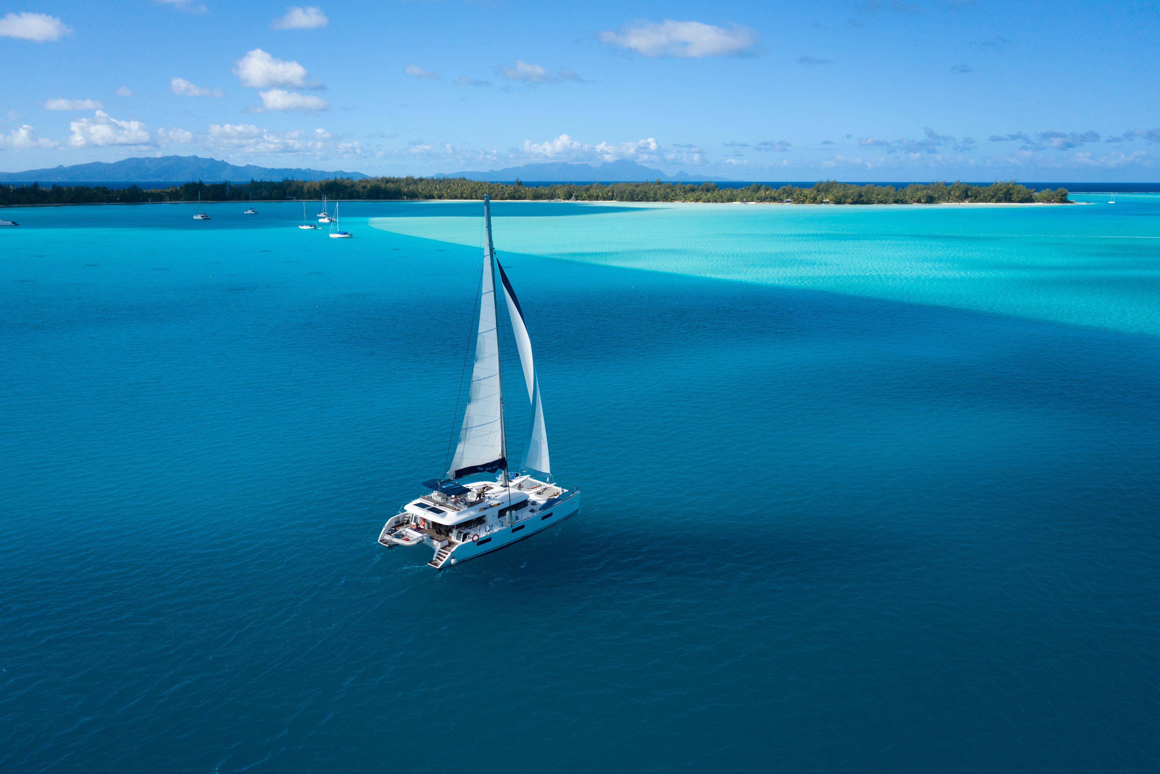 Cruisen in de Society Islands van Frans-Polynesie