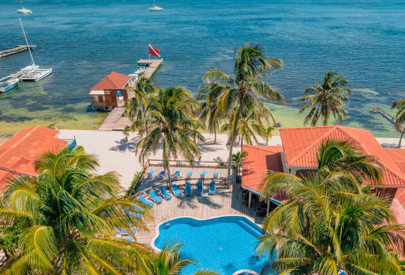 Belize Ambergris Caye San Pedro Sunbreeze Hotel Omgeving