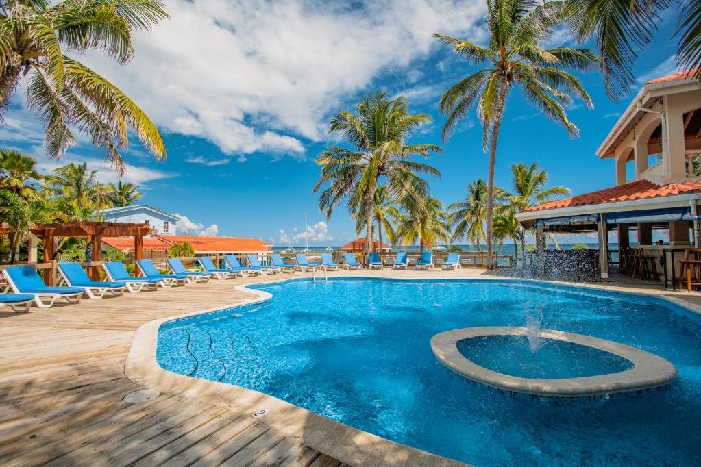 Belize Ambergris Caye San Pedro Sunbreeze Hotel Zwembad