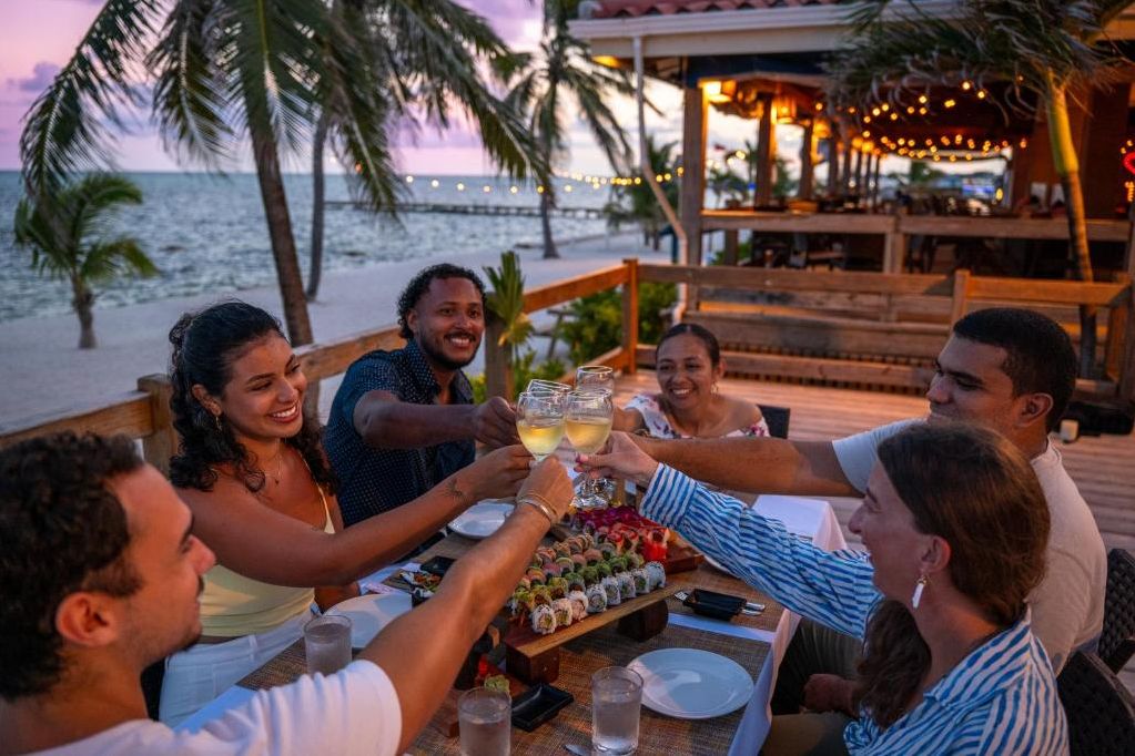 Belize Ambergris Caye San Pedro Sunbreeze Hotel Dining