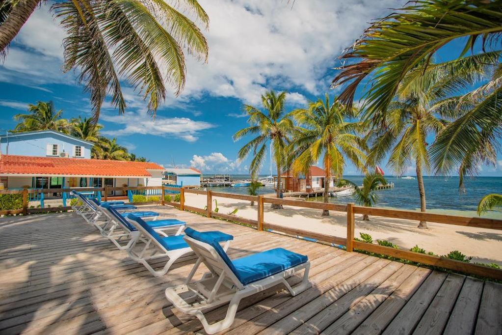 Belize Ambergris Caye San Pedro Sunbreeze Hotel Zonnedek