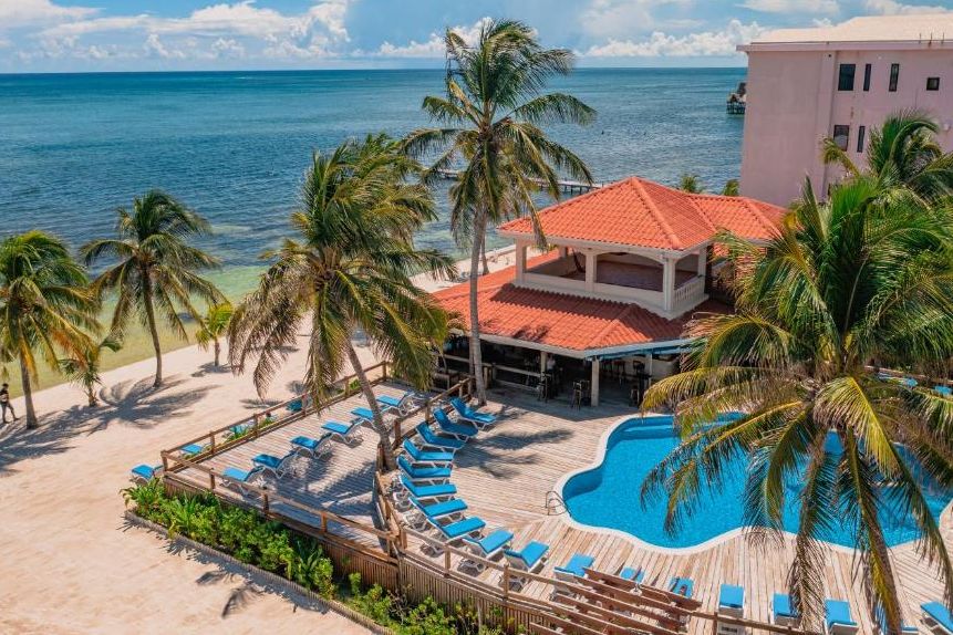 Belize Ambergris Caye San Pedro Sunbreeze Hotel Zwembad