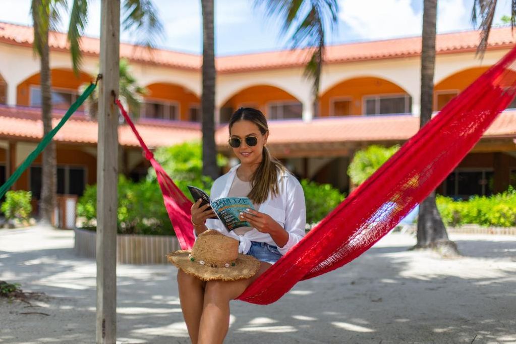 Belize Ambergris Caye San Pedro Sunbreeze Hotel Hangmat