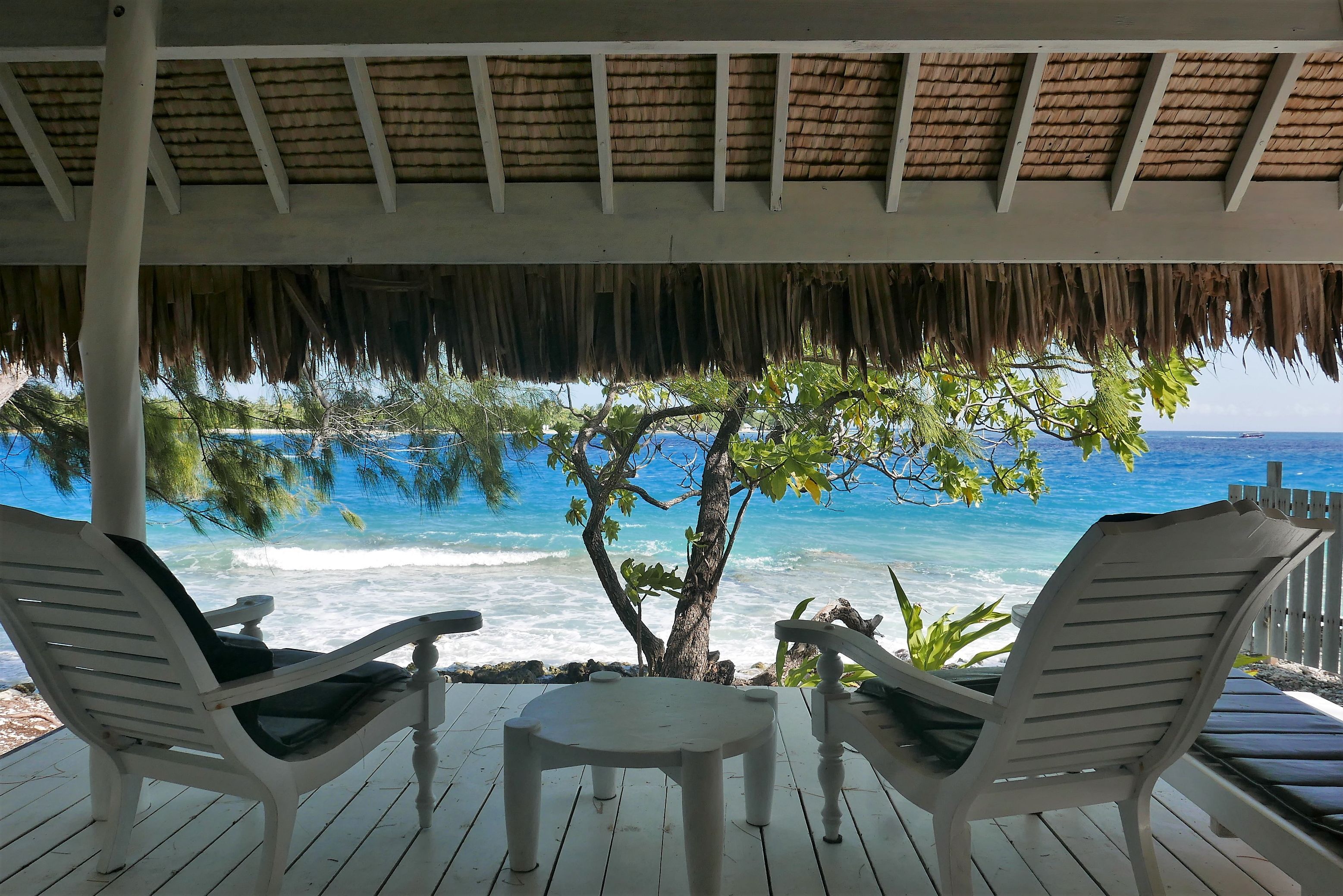 Frans-Polynesie Rangiroa Les Relais de Josephine Bungalow Lagoon View