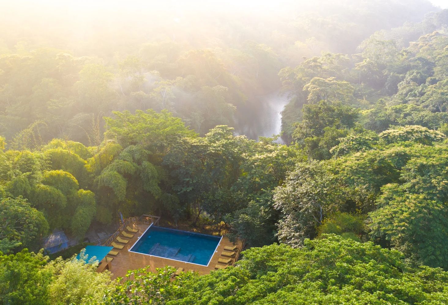 Belize San Ignacio Sweet Songs Jungle Lodge Zwembad