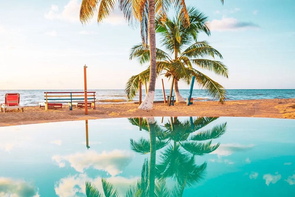 Belize Hopkins Bay Resort Zwembad