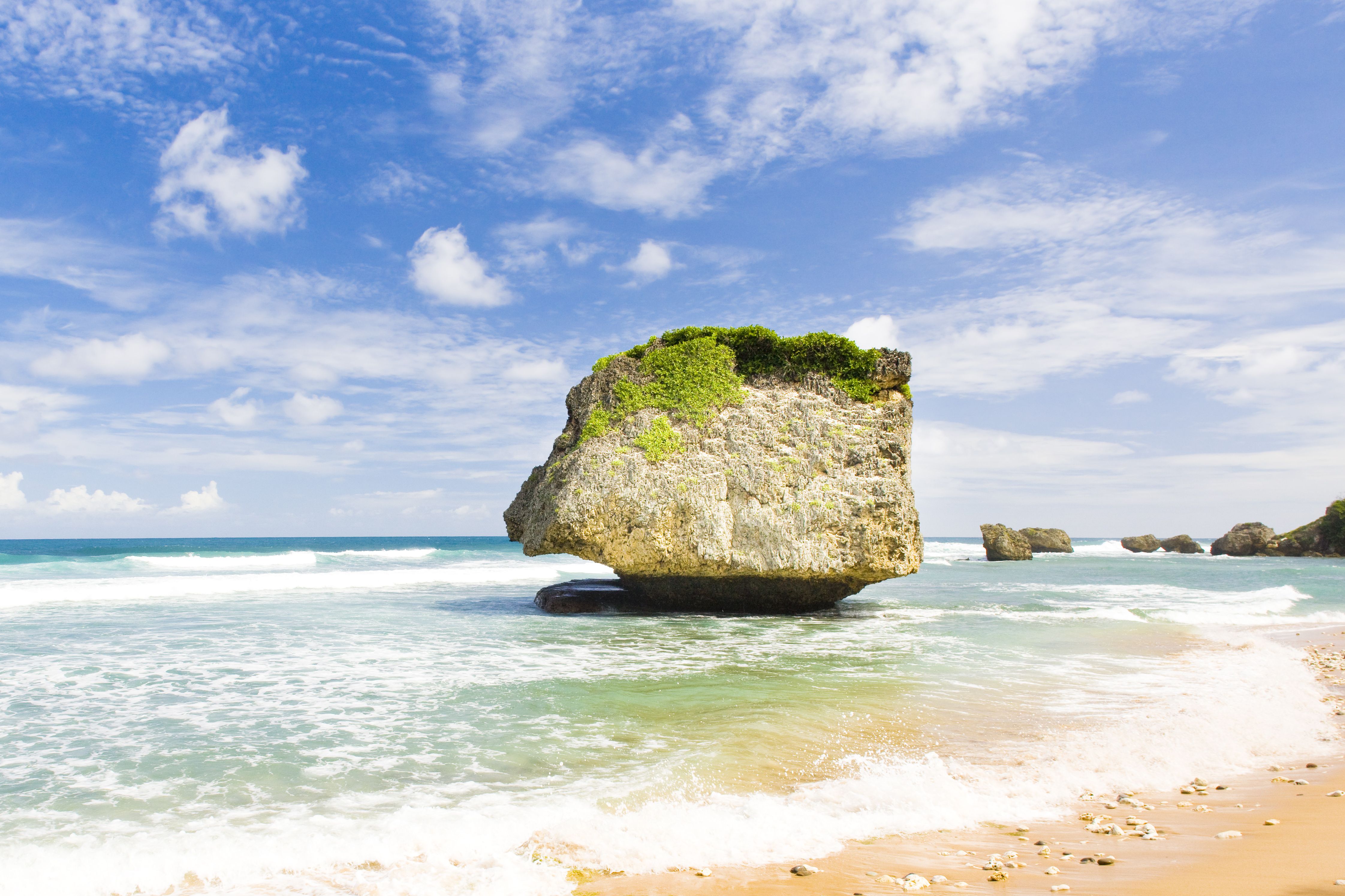 Barbados-Oost-Kust-Bathsheba-Beach-Rots