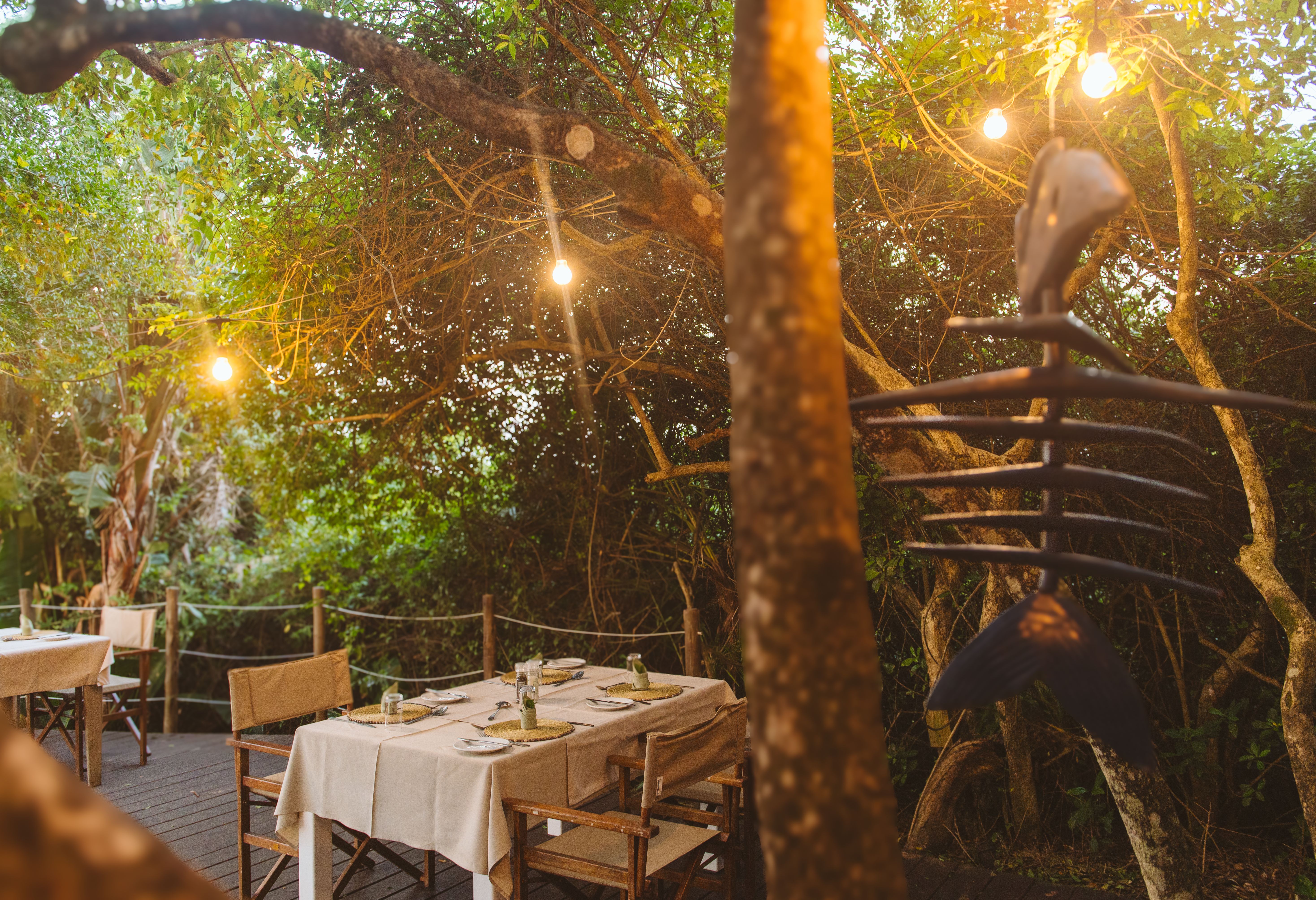 Zuid-Afrika Maputaland Big Skies Gugs Camp Restaurant