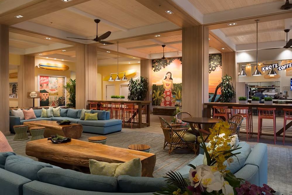 Amerika Hawaii Waikiki Beach Queen Kapiolani Hotel Lounge