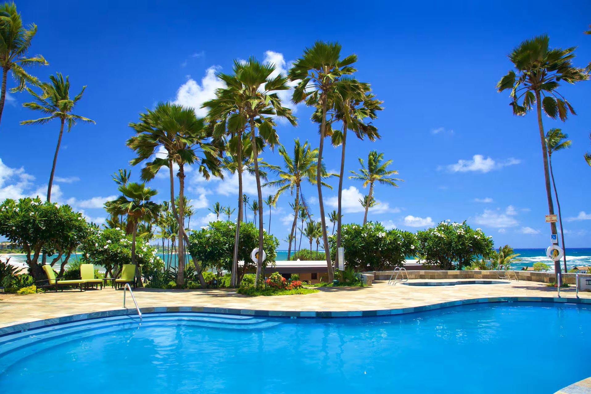 amerika hawaii hilton garden inn kauai wailua bay zwembad