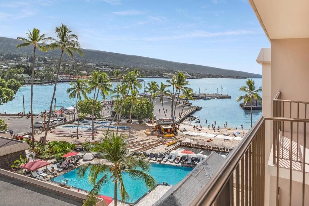 amerika hawaii courtyard king kamehameha kona beach balkon
