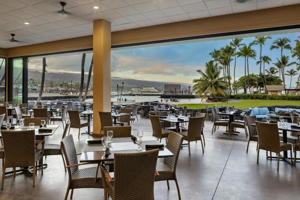 amerika hawaii courtyard king kamehameha kona beach restaurant