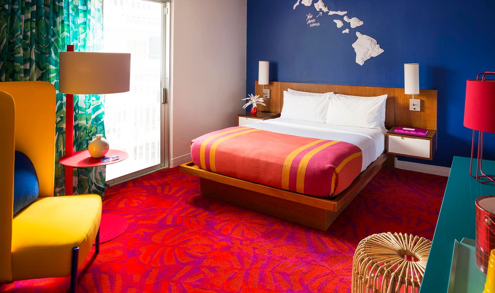 amerika hawaii shoreline hotel waikiki queen bedded kamer