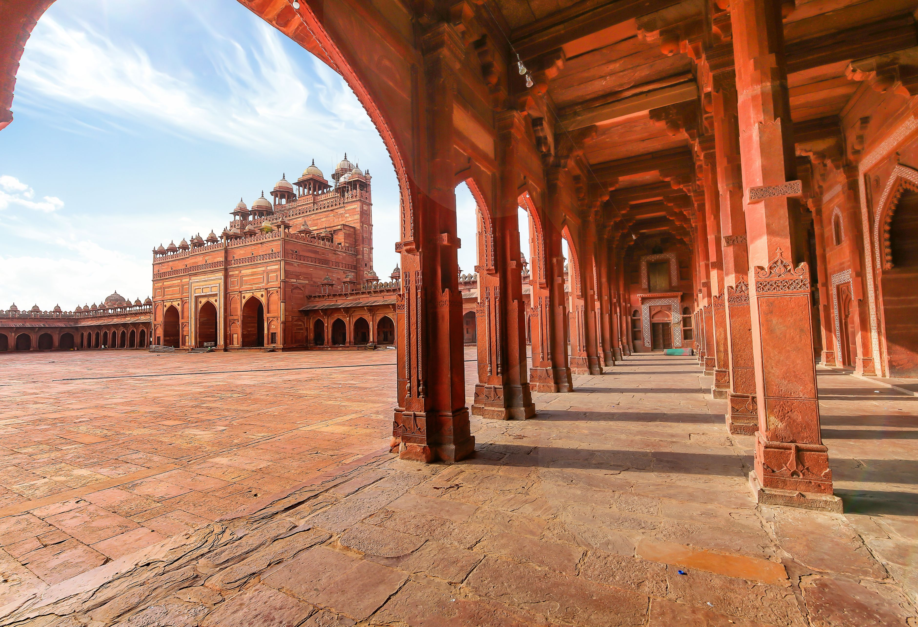 De verlaten stad Fatehpur Sikri