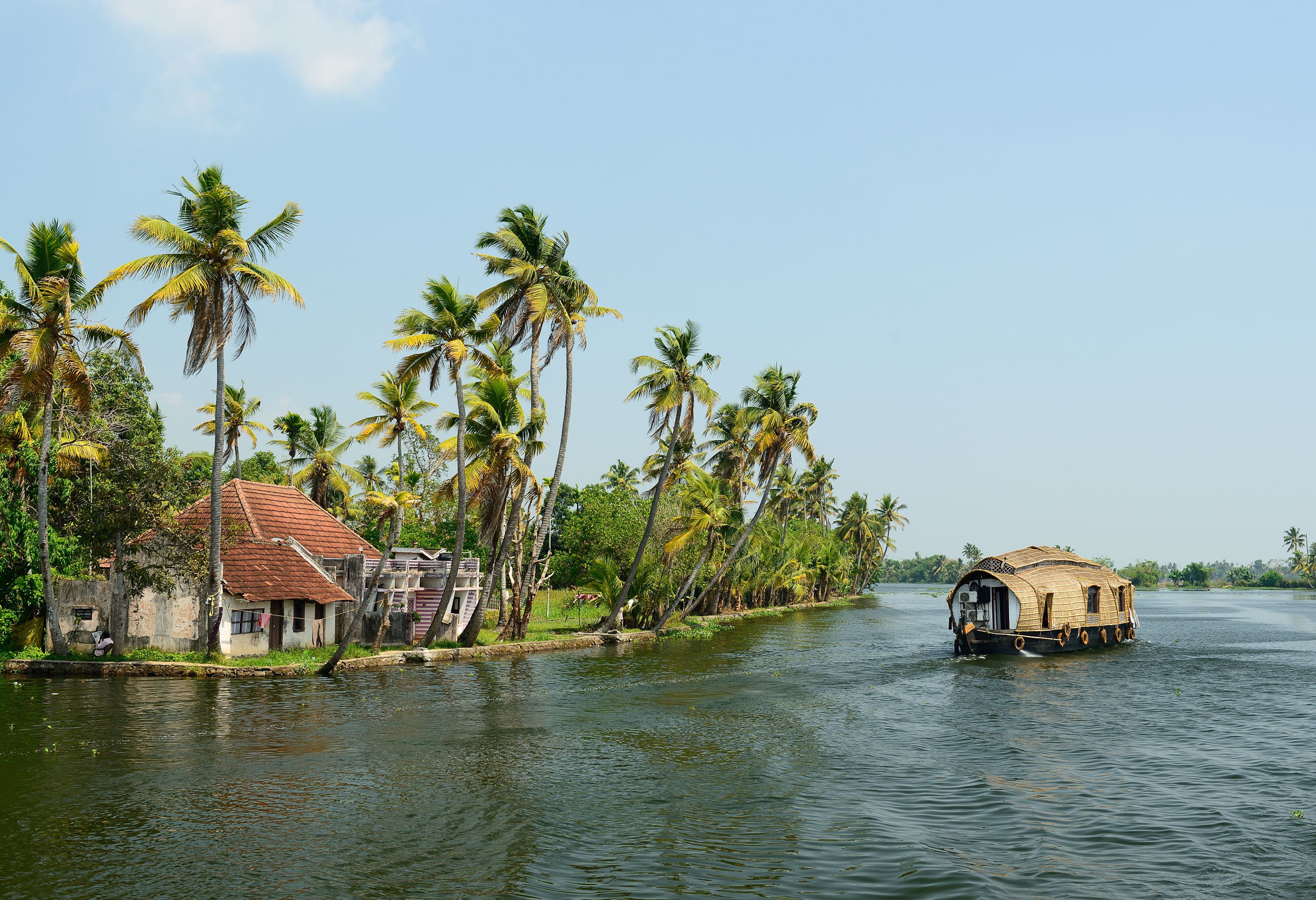 Omgeving Kumarakom Kerala