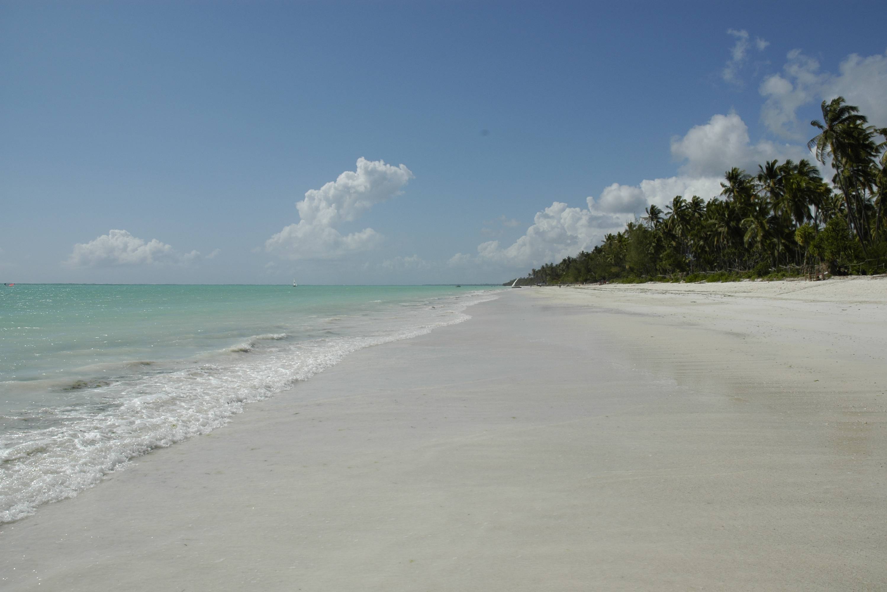Strand bij het Ocean Paradise Resort op Zanzibar