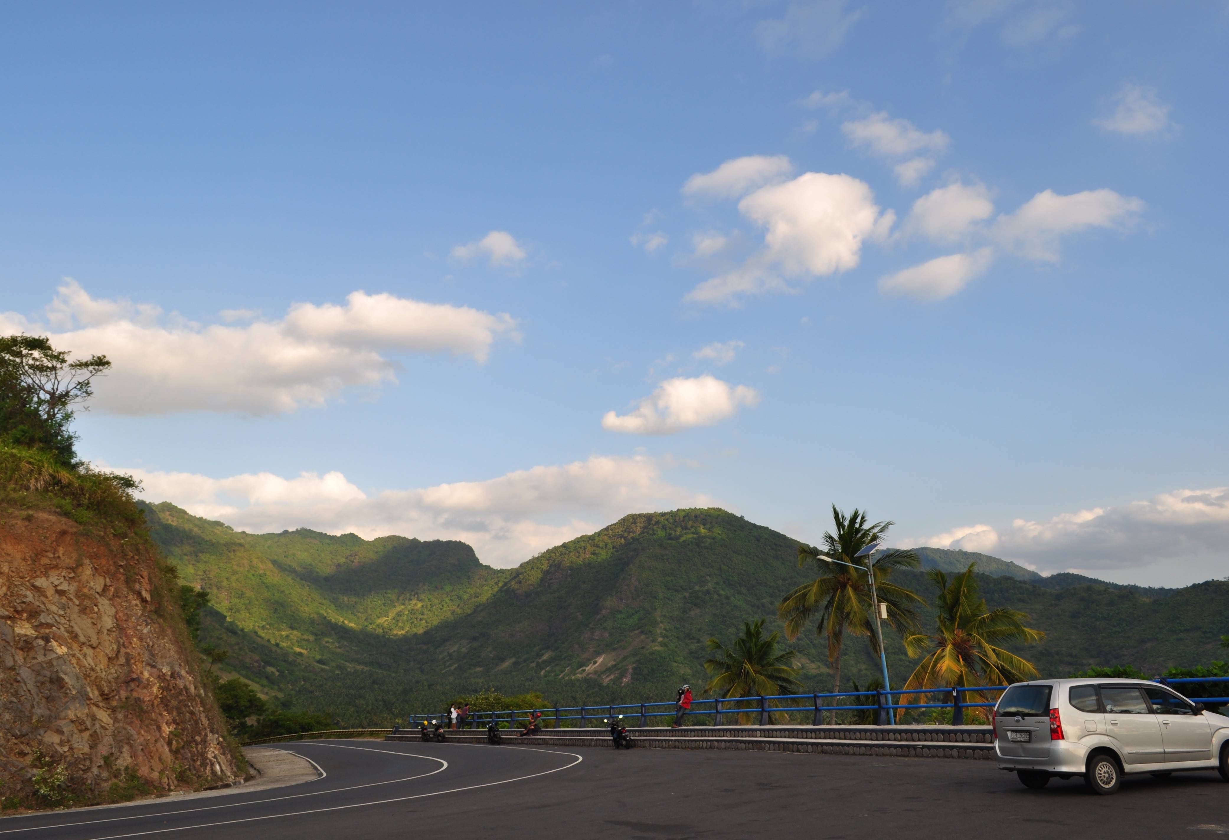 Weg van Senggigi naar het noorden van Lombok