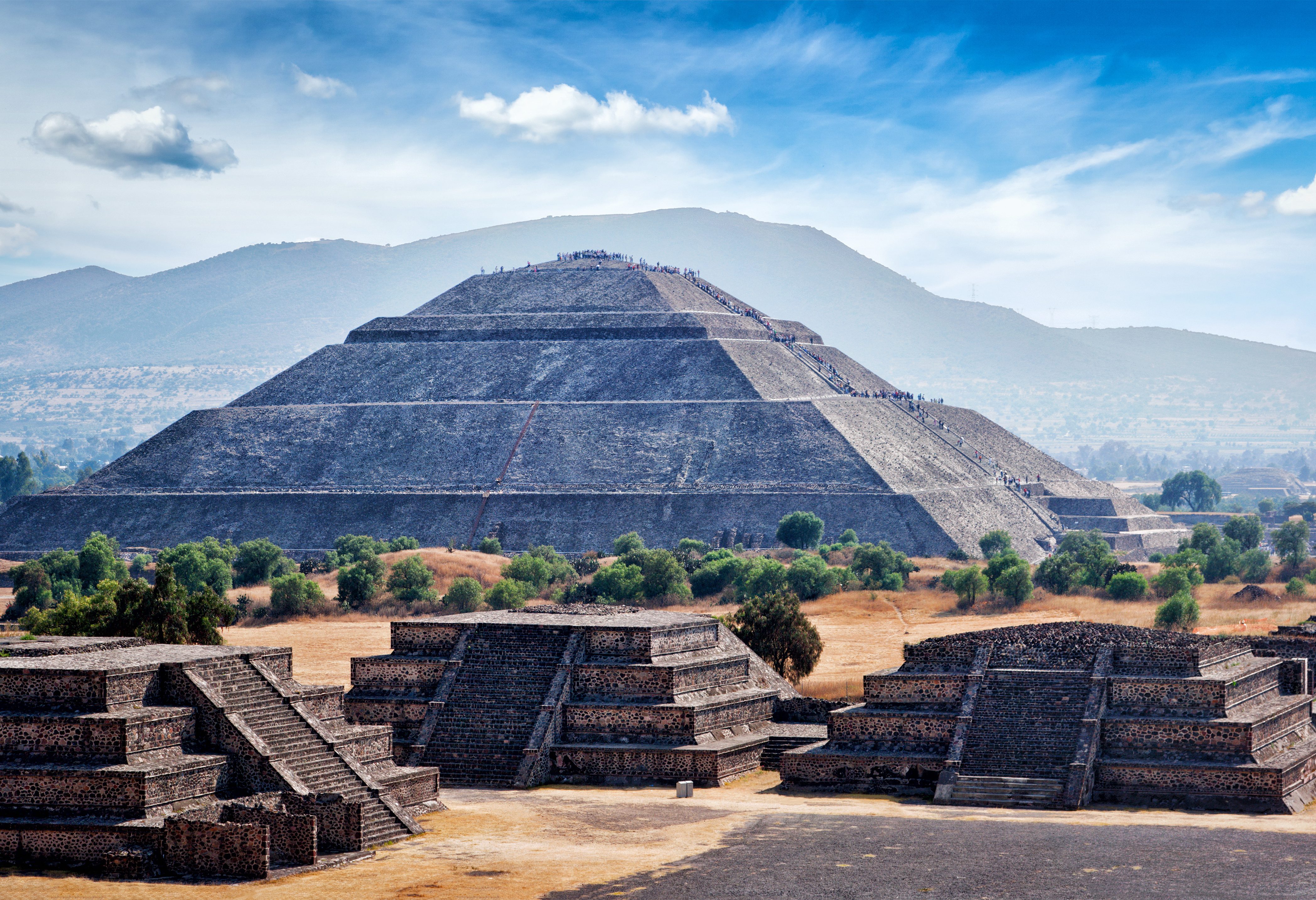 Piramide van de zon Teotihuacan Mexico