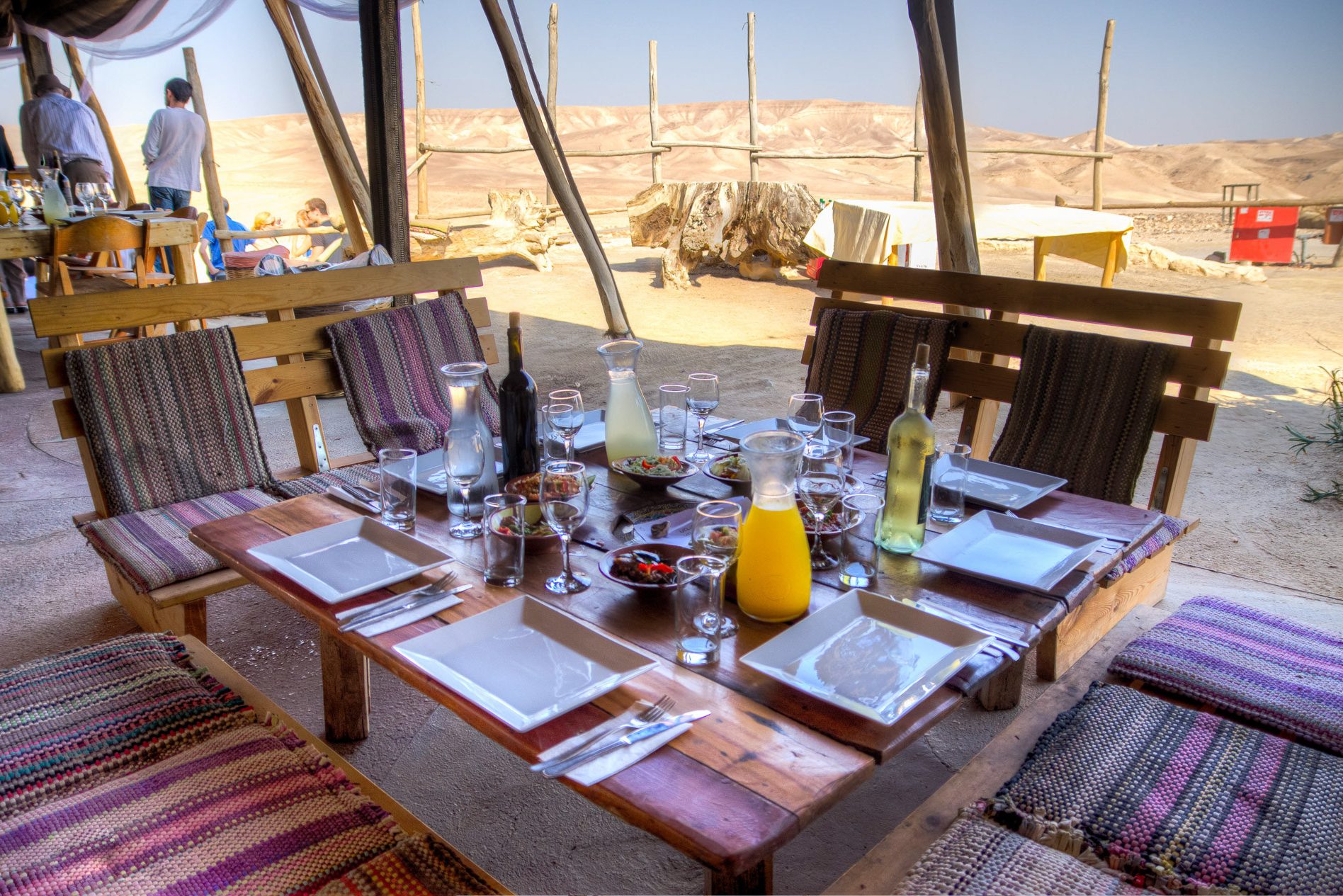 Kfar Hanokdim in de Judea woestijn, Israël