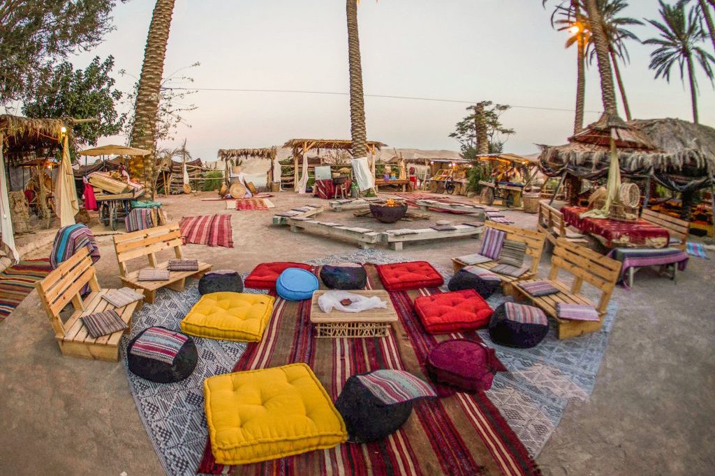 Kfar Hanokdim in de Judea woestijn, Israël