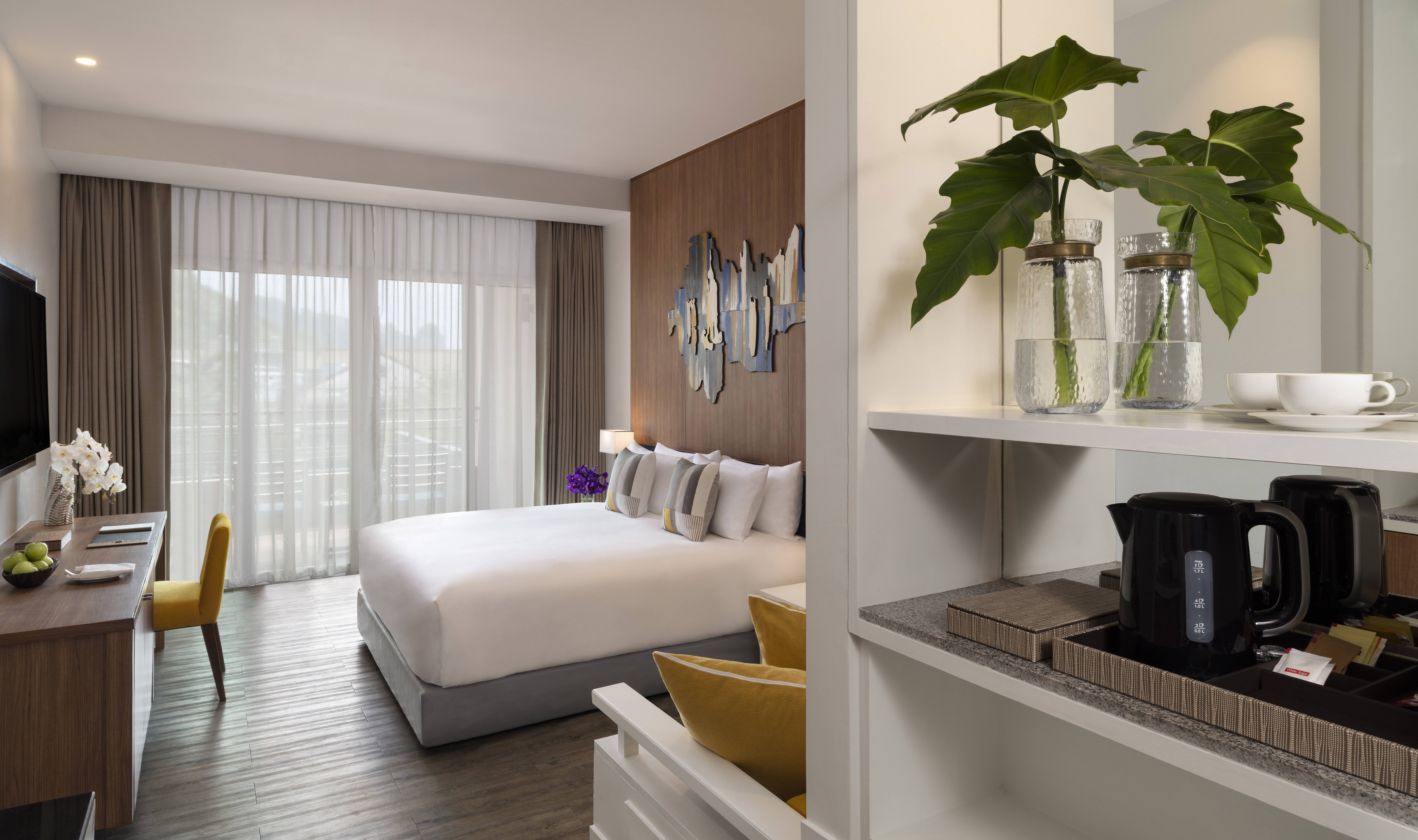 Avani kamer in het Avani Ao Nang Cliff Krabi Resort in Thailand