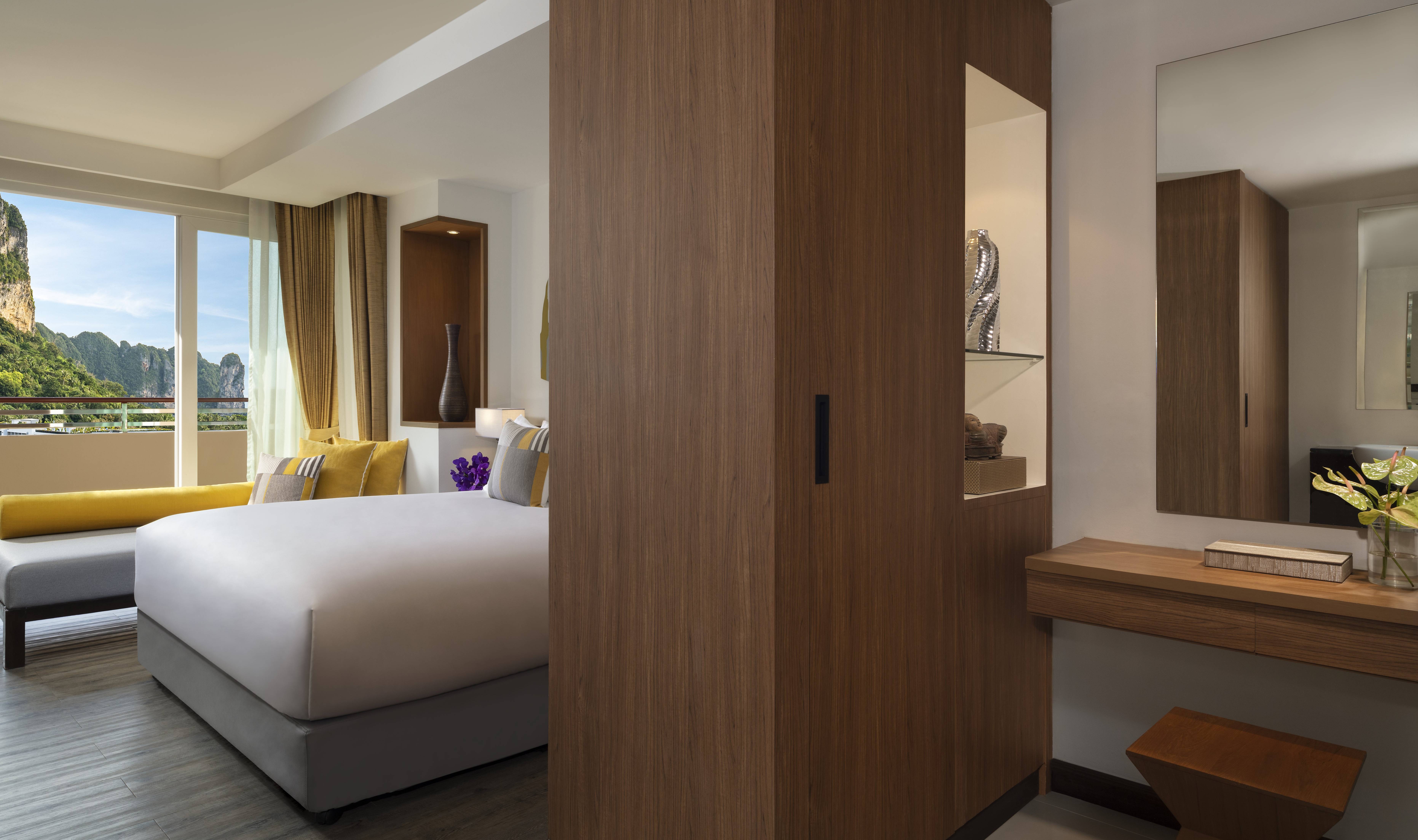 Avani Superior kamer in het Avani Ao Nang Cliff Krabi Resort in Thailand