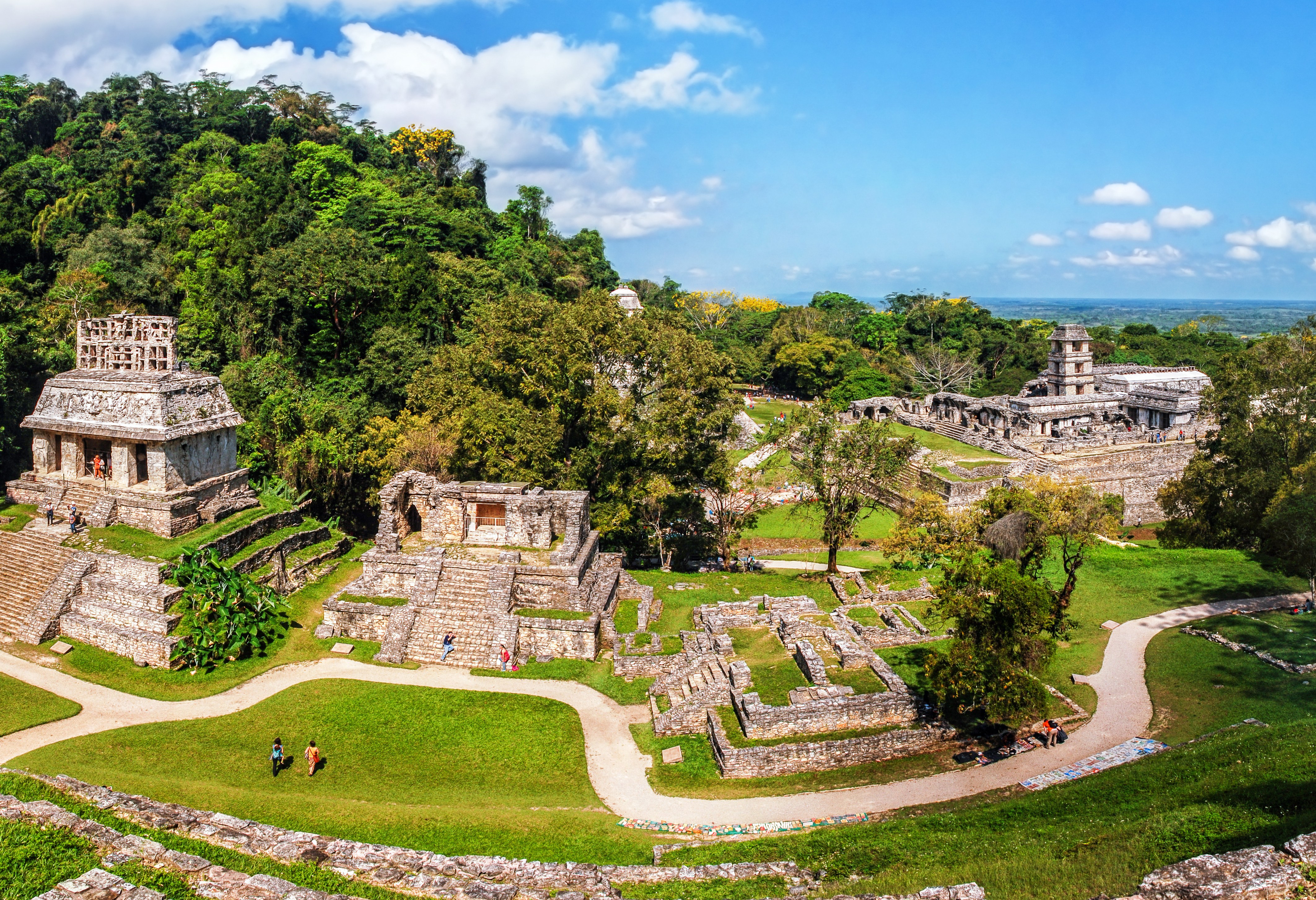 Maya-stad Palenque in Chiapas in Mexico